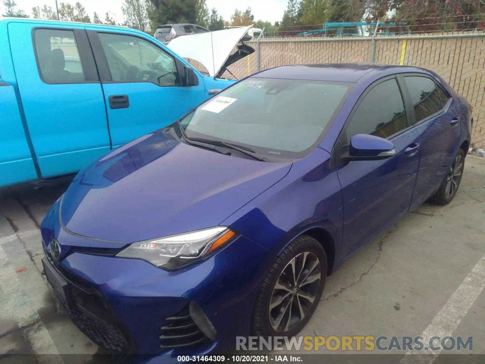 2 Photograph of a damaged car 5YFBURHEXKP866105 TOYOTA COROLLA 2019