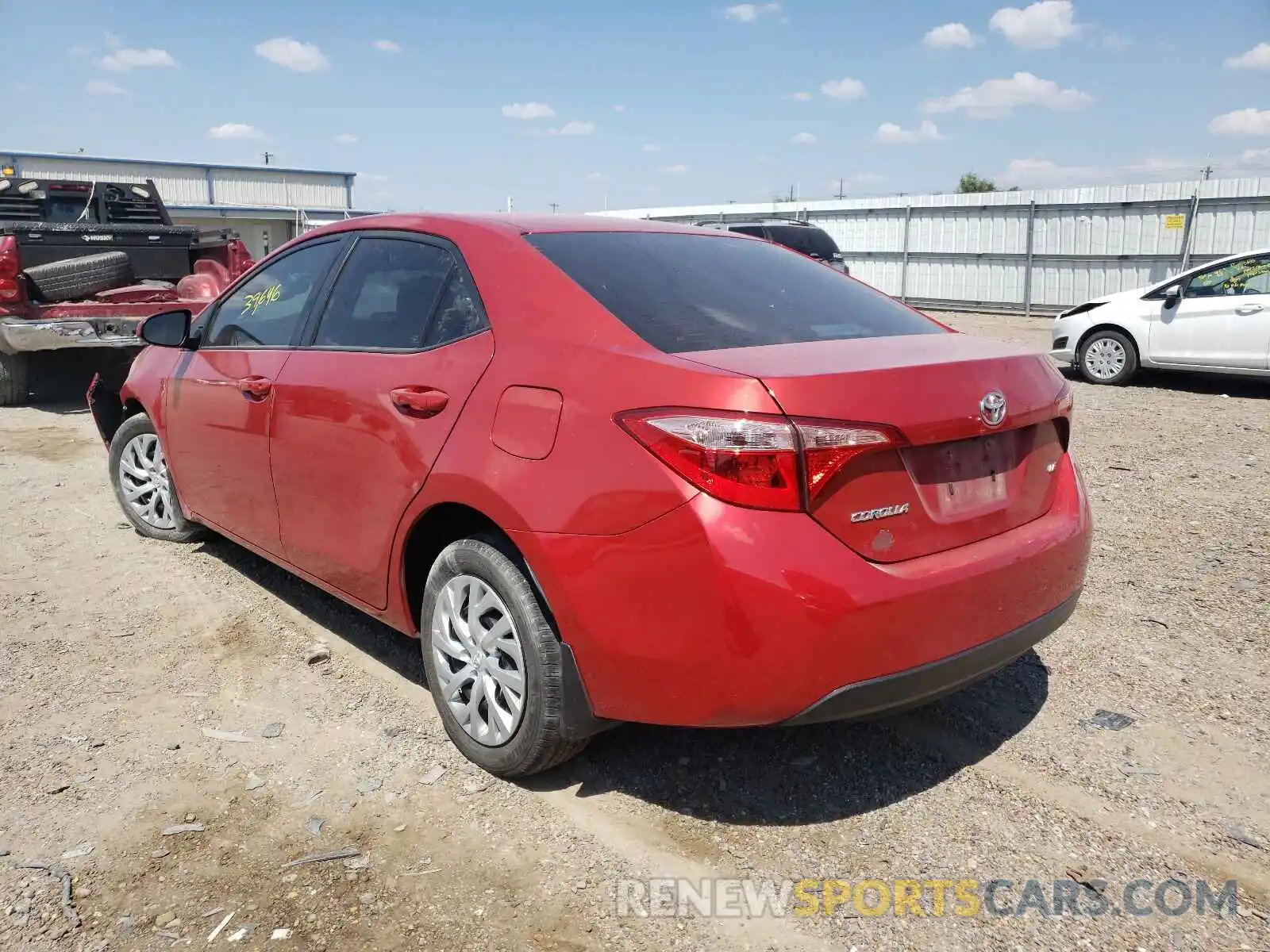 3 Photograph of a damaged car 5YFBURHEXKP866489 TOYOTA COROLLA 2019