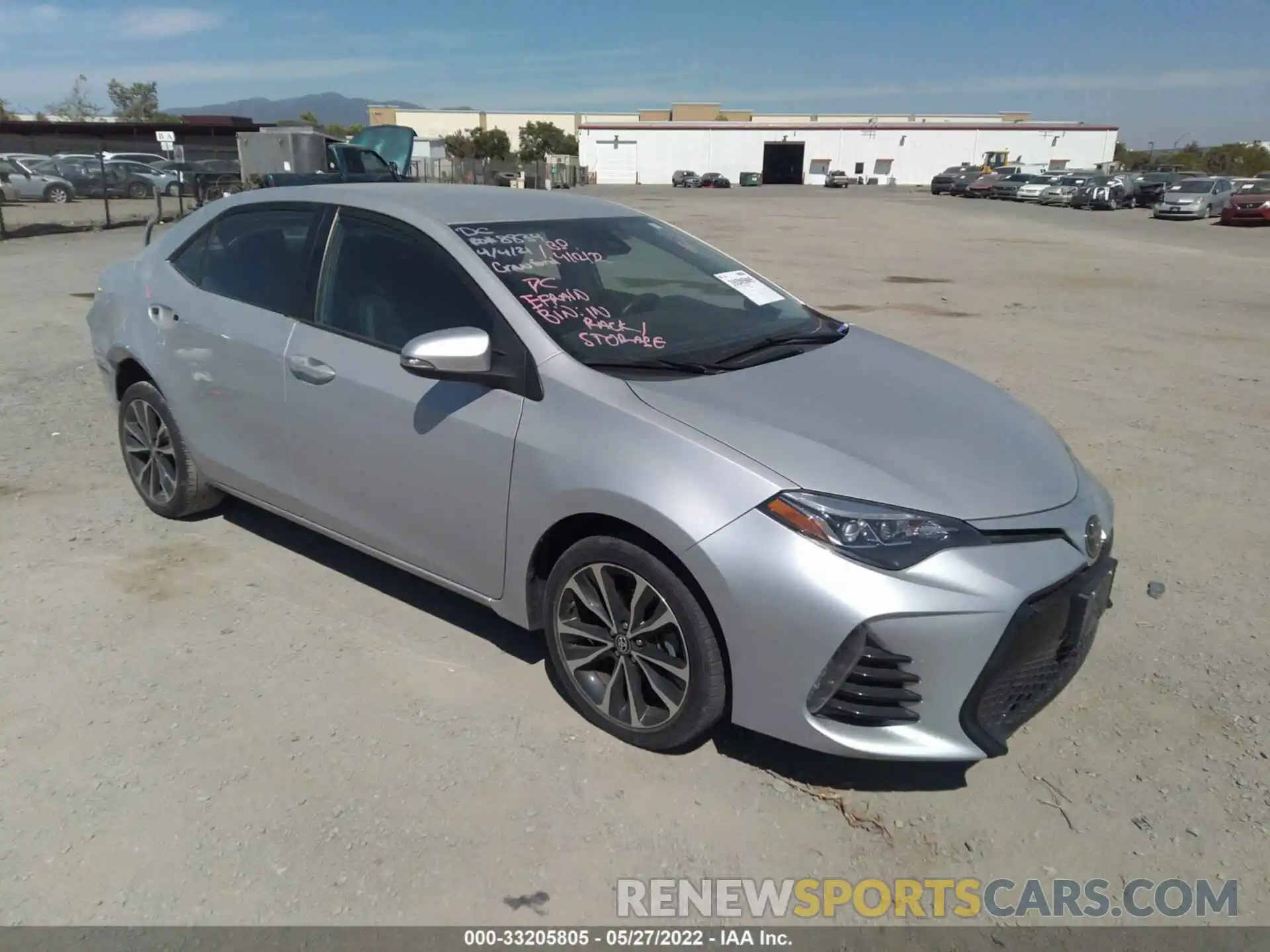 1 Photograph of a damaged car 5YFBURHEXKP867299 TOYOTA COROLLA 2019