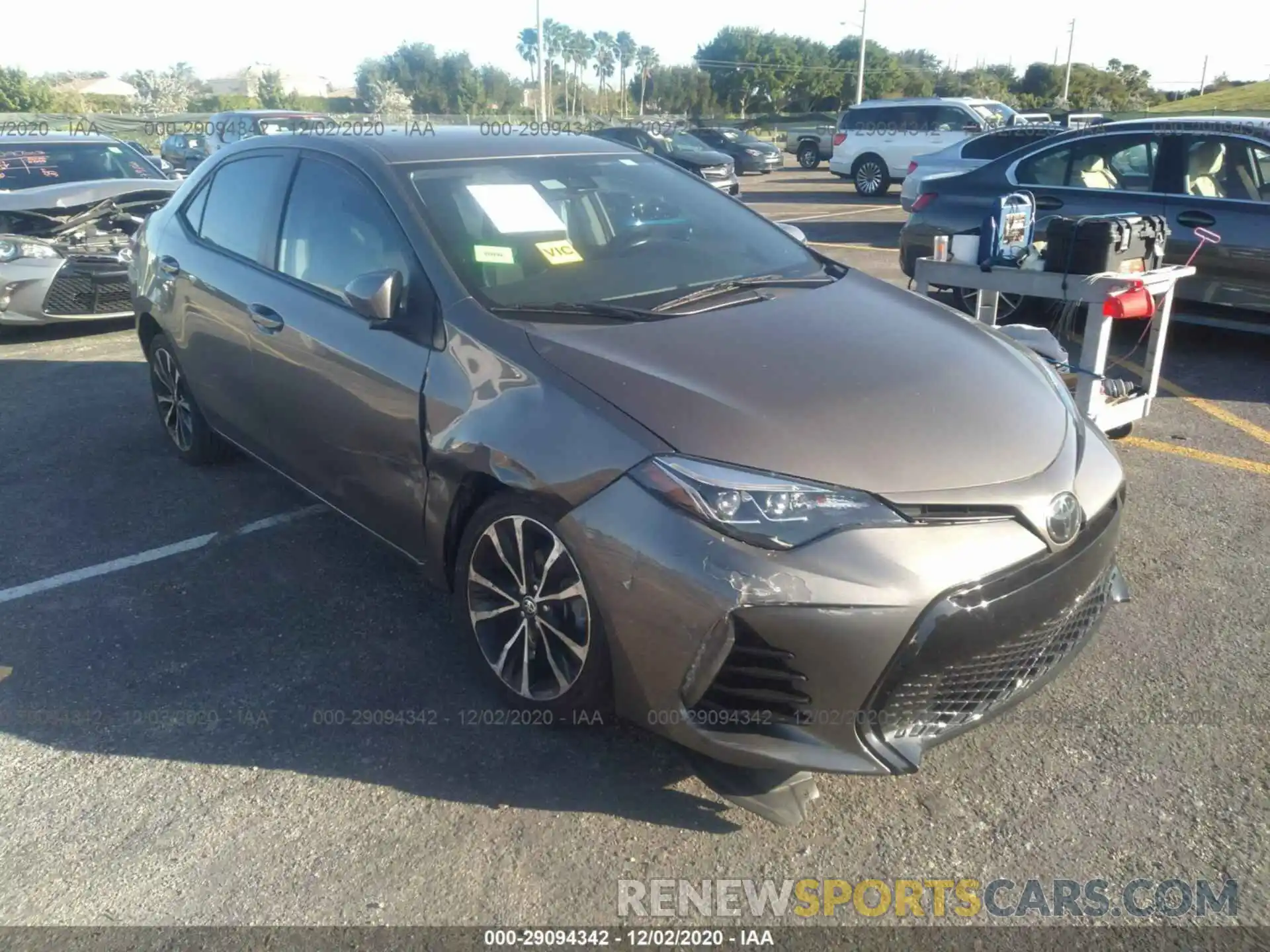 1 Photograph of a damaged car 5YFBURHEXKP868274 TOYOTA COROLLA 2019