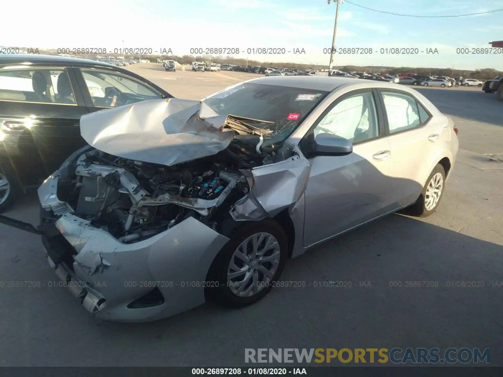 2 Photograph of a damaged car 5YFBURHEXKP868534 TOYOTA COROLLA 2019