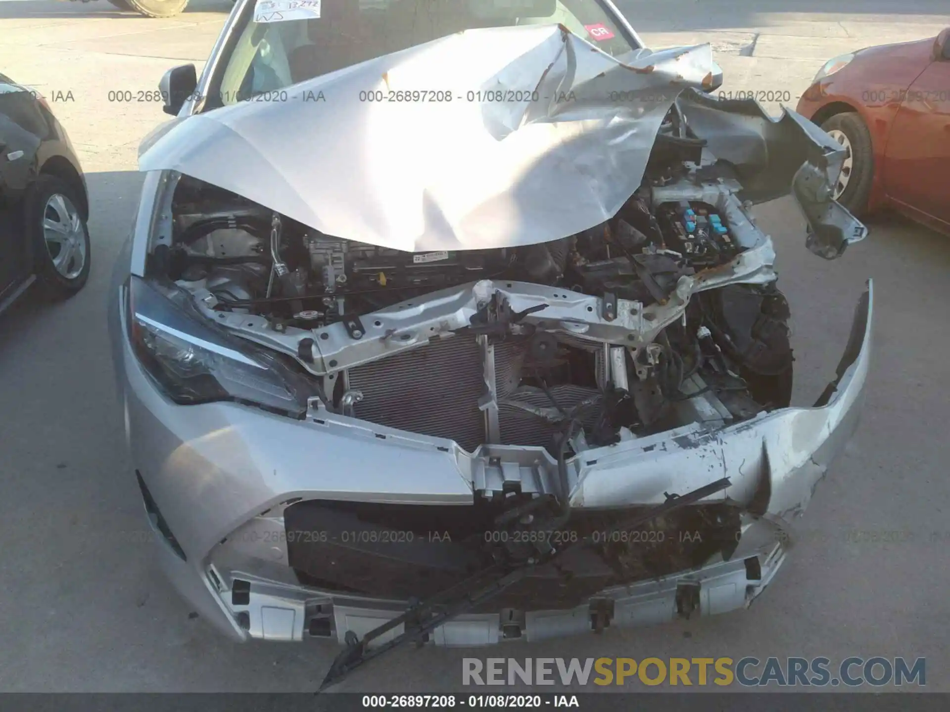 6 Photograph of a damaged car 5YFBURHEXKP868534 TOYOTA COROLLA 2019