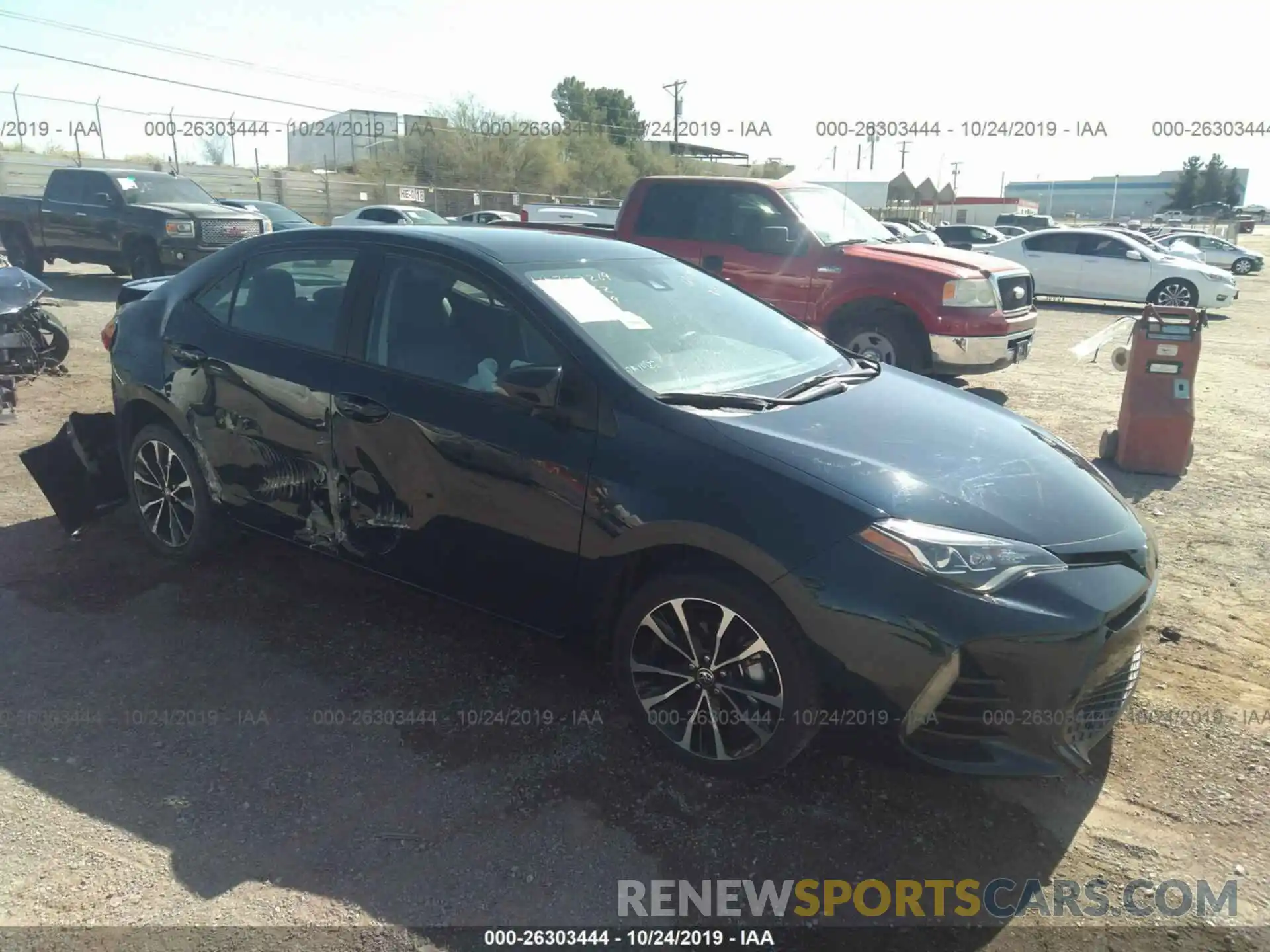 1 Photograph of a damaged car 5YFBURHEXKP869084 TOYOTA COROLLA 2019