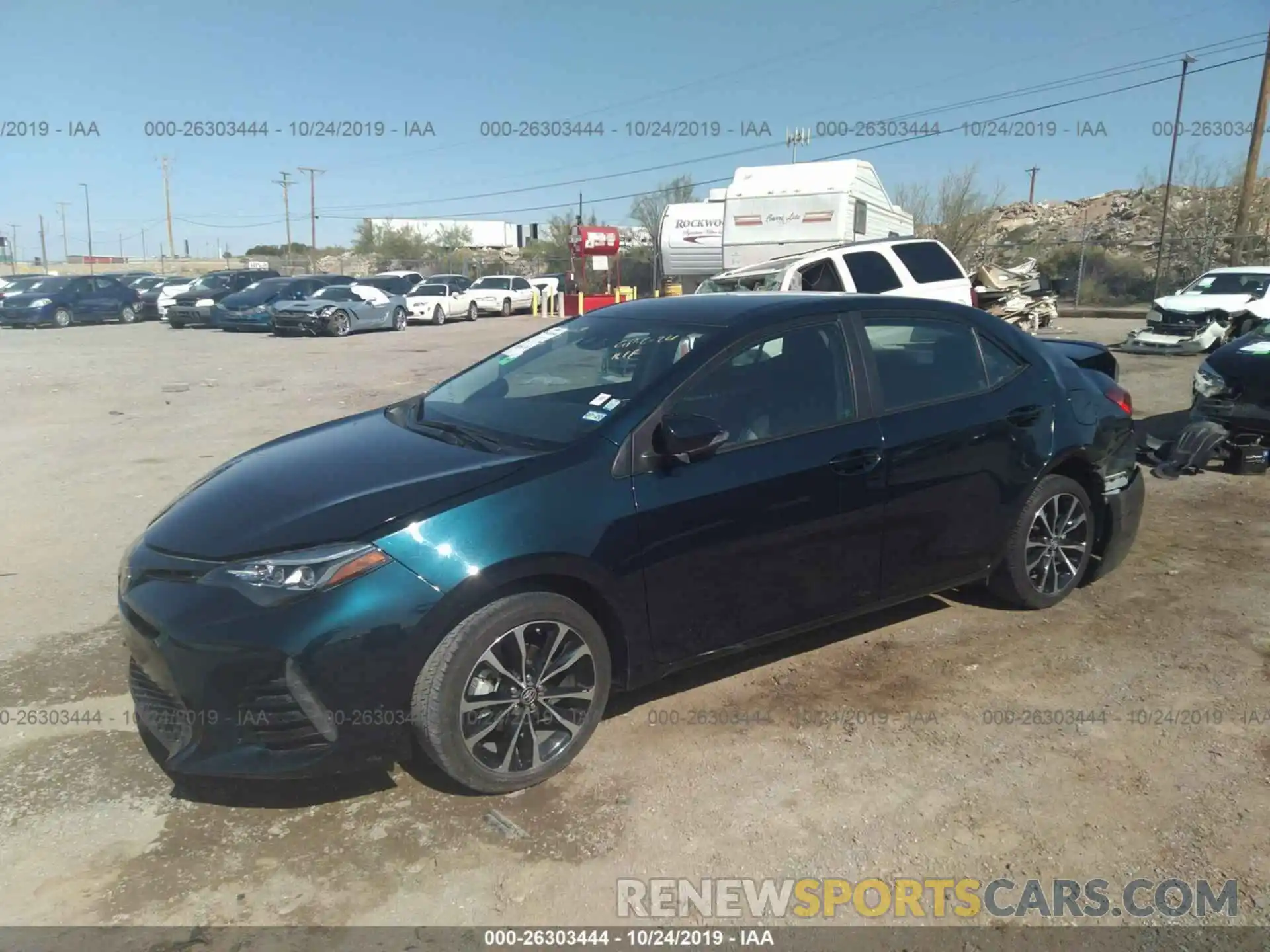 2 Photograph of a damaged car 5YFBURHEXKP869084 TOYOTA COROLLA 2019