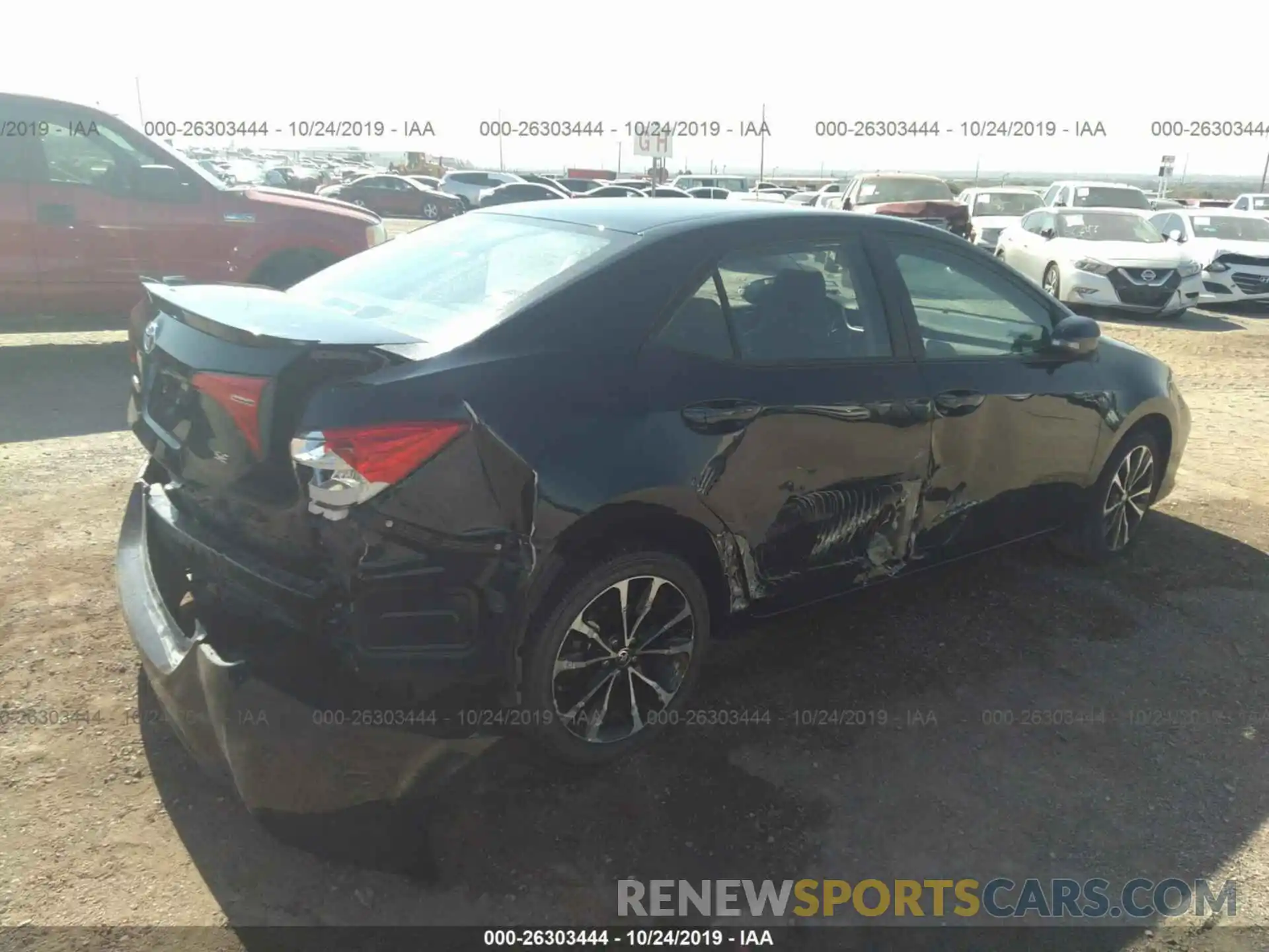 6 Photograph of a damaged car 5YFBURHEXKP869084 TOYOTA COROLLA 2019