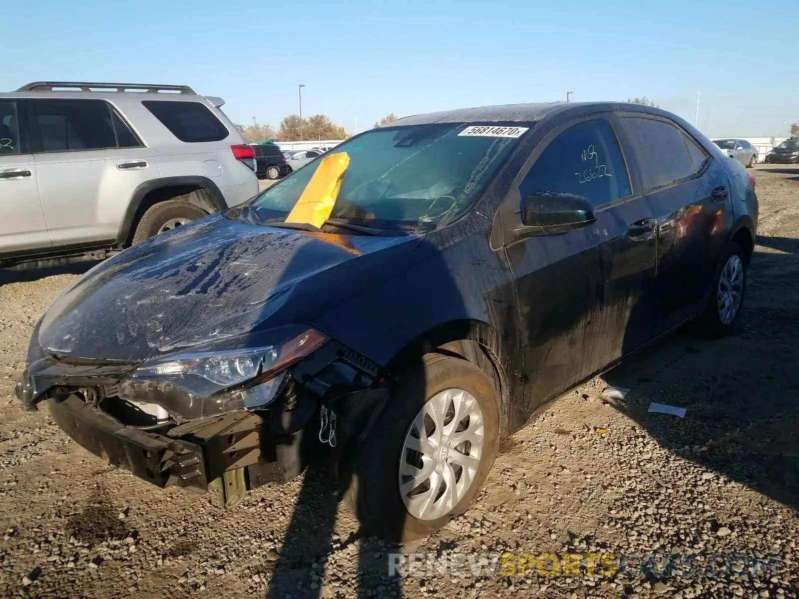 2 Photograph of a damaged car 5YFBURHEXKP869229 TOYOTA COROLLA 2019