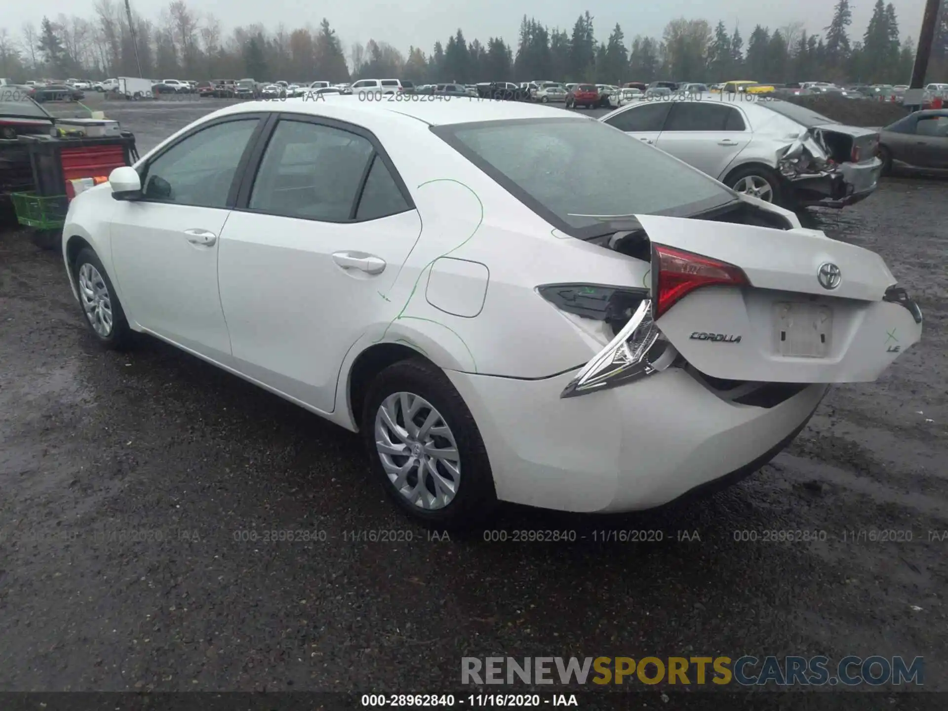 3 Photograph of a damaged car 5YFBURHEXKP869442 TOYOTA COROLLA 2019