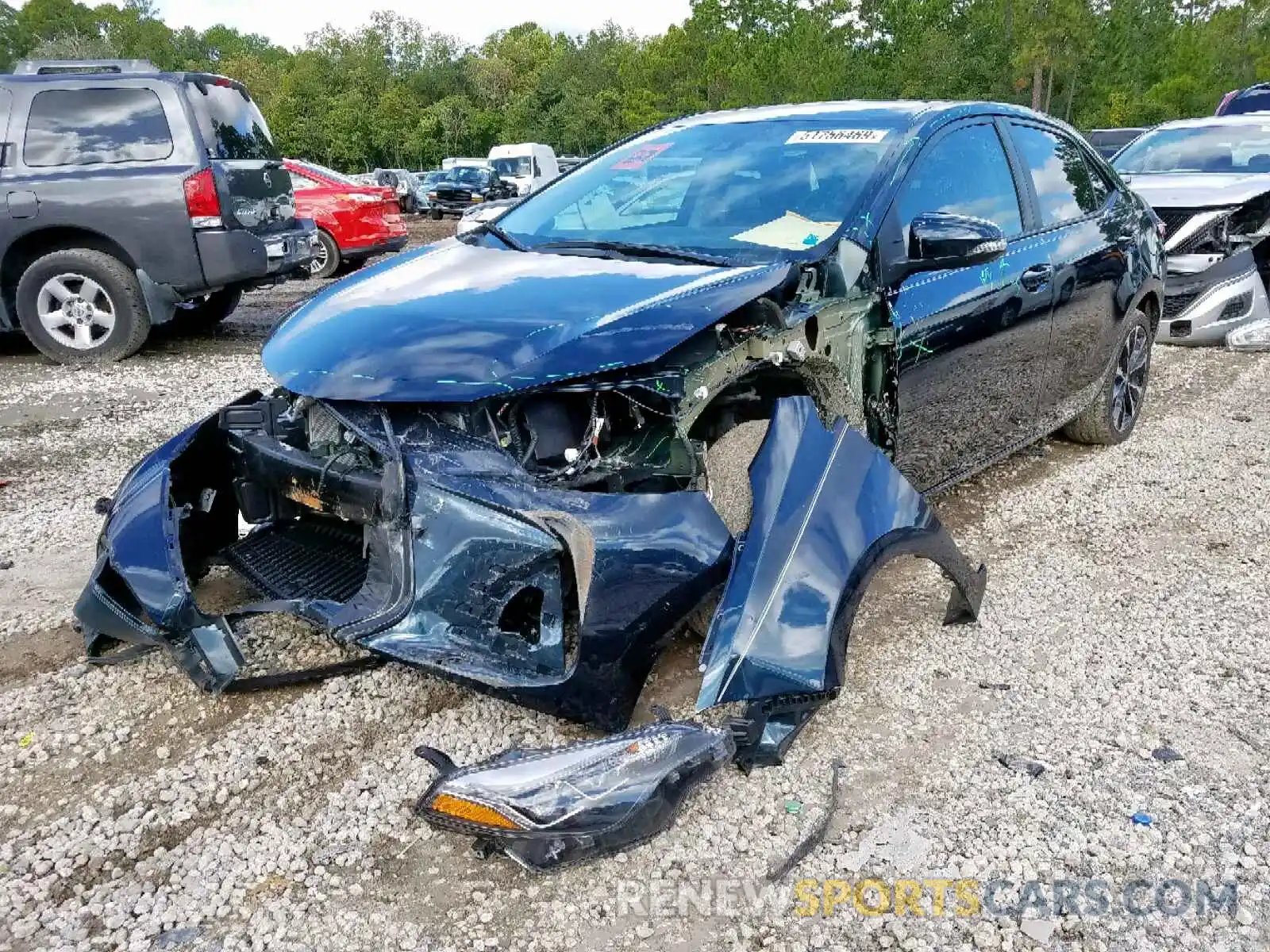 2 Photograph of a damaged car 5YFBURHEXKP869554 TOYOTA COROLLA 2019