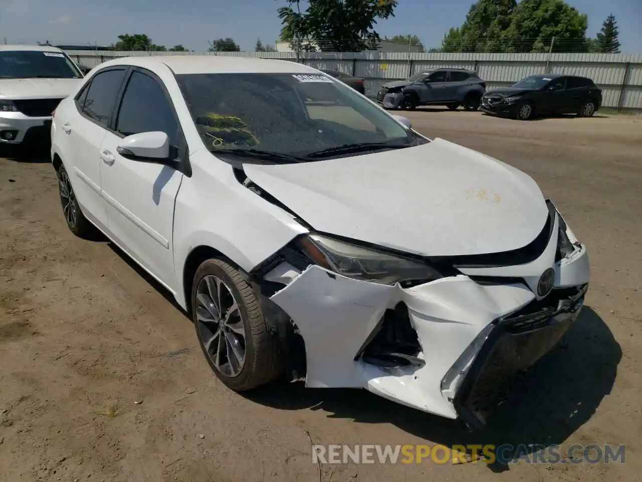 1 Photograph of a damaged car 5YFBURHEXKP870087 TOYOTA COROLLA 2019