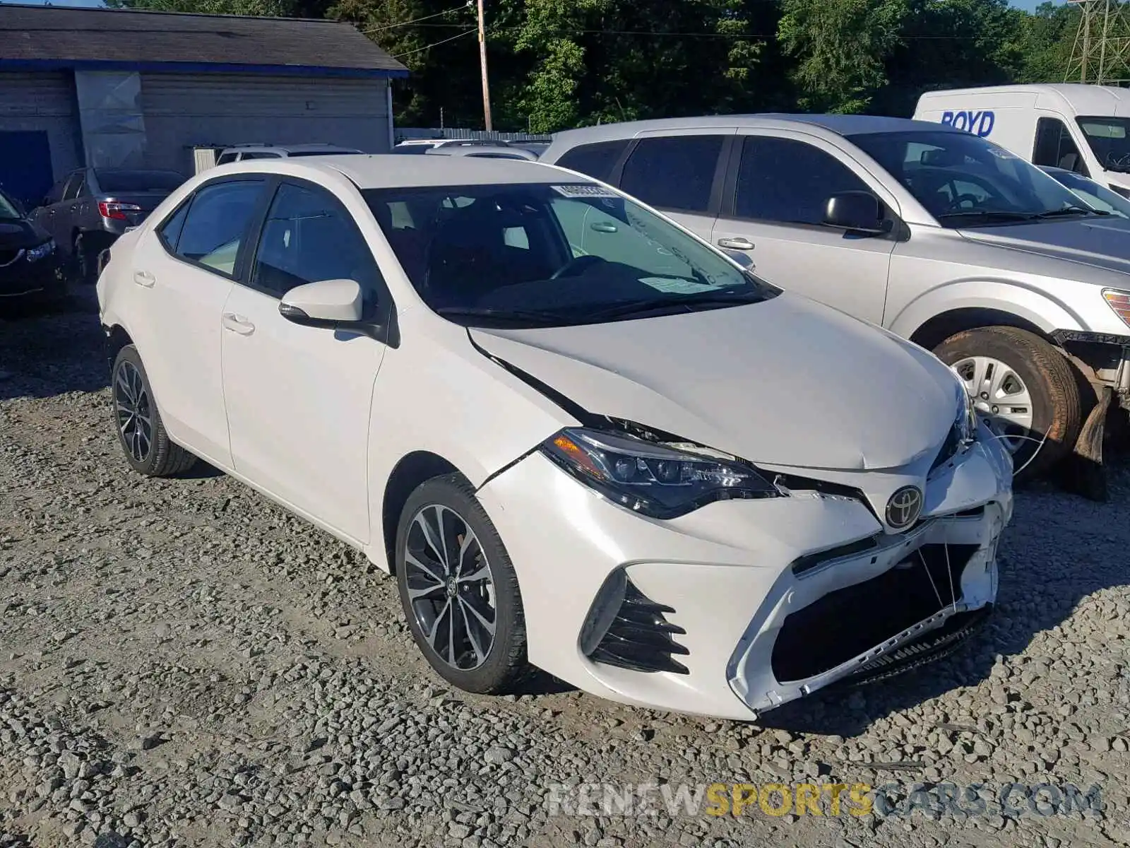 1 Photograph of a damaged car 5YFBURHEXKP870283 TOYOTA COROLLA 2019