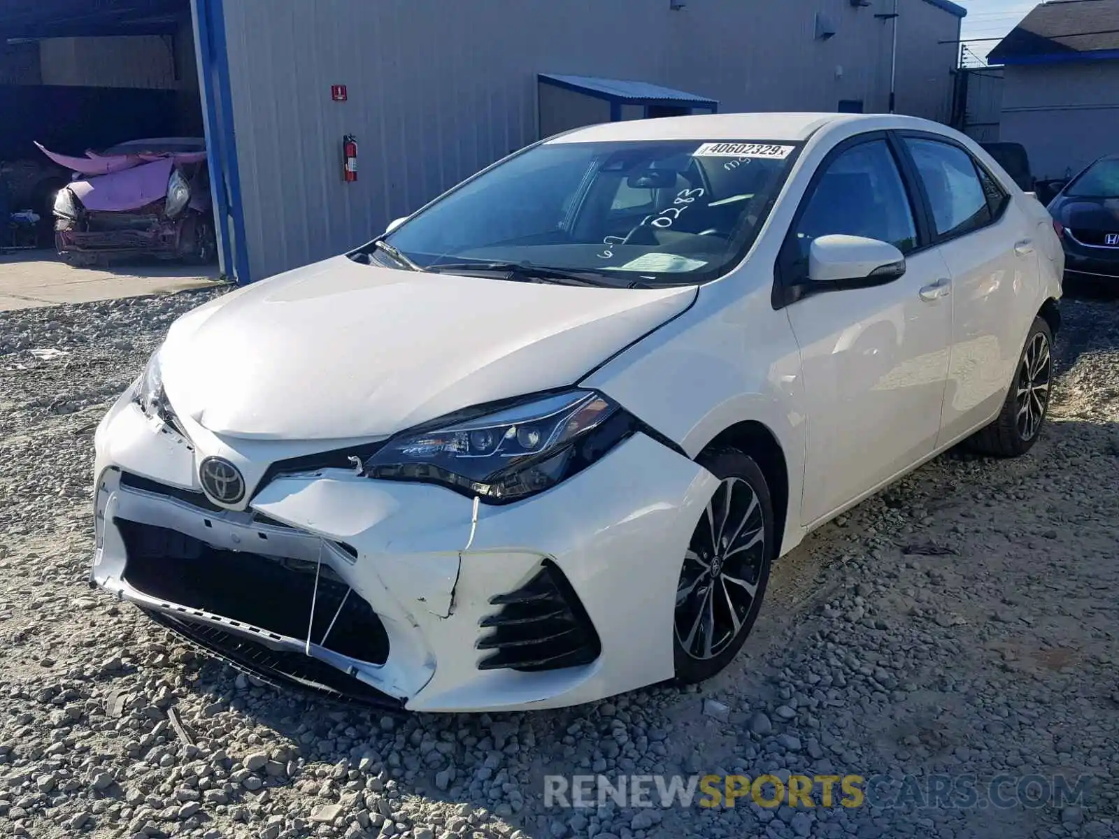 2 Photograph of a damaged car 5YFBURHEXKP870283 TOYOTA COROLLA 2019