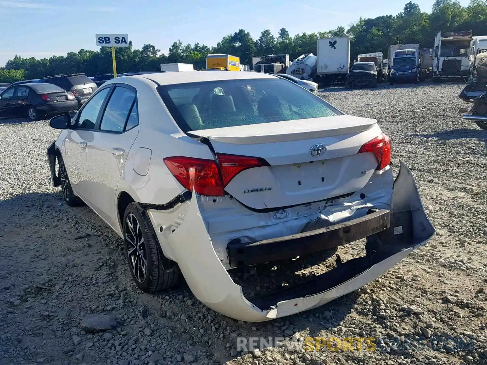 3 Photograph of a damaged car 5YFBURHEXKP870283 TOYOTA COROLLA 2019