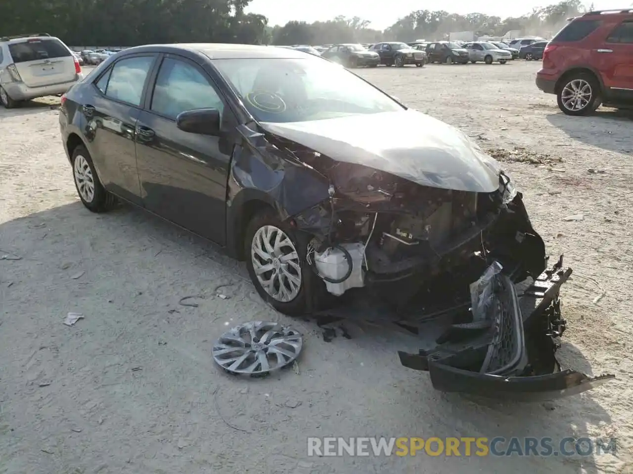 1 Photograph of a damaged car 5YFBURHEXKP870719 TOYOTA COROLLA 2019