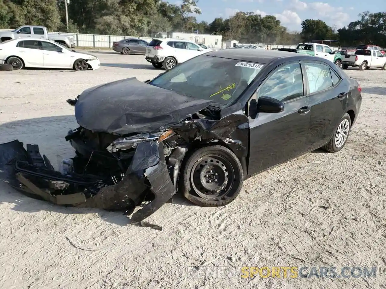 2 Photograph of a damaged car 5YFBURHEXKP870719 TOYOTA COROLLA 2019