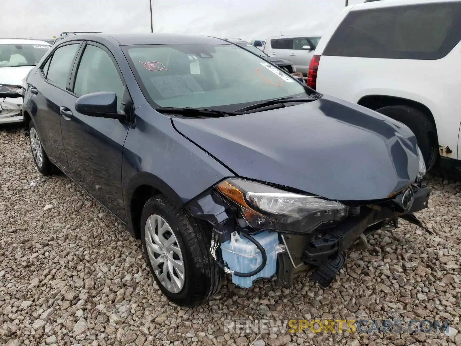 1 Photograph of a damaged car 5YFBURHEXKP870865 TOYOTA COROLLA 2019