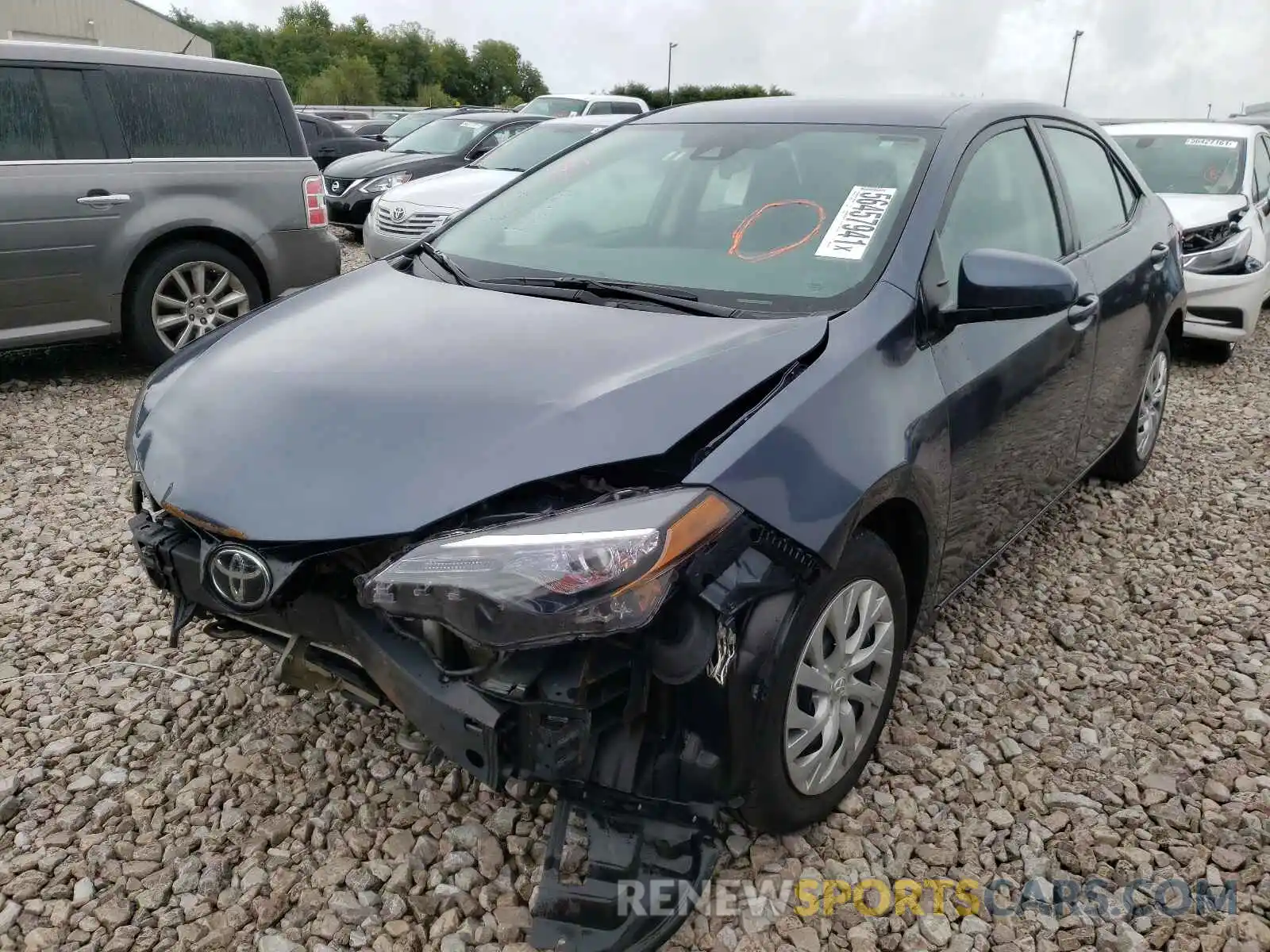 2 Photograph of a damaged car 5YFBURHEXKP870865 TOYOTA COROLLA 2019