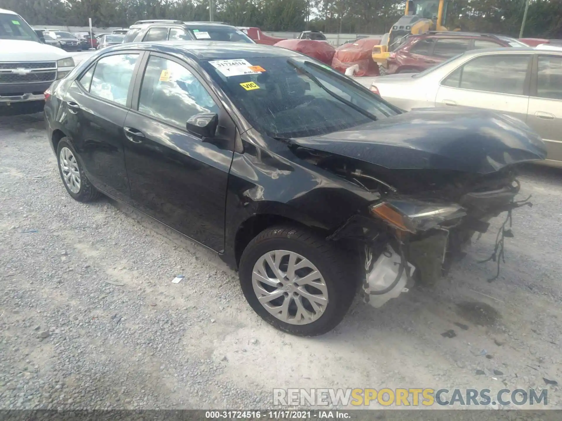 1 Photograph of a damaged car 5YFBURHEXKP870932 TOYOTA COROLLA 2019