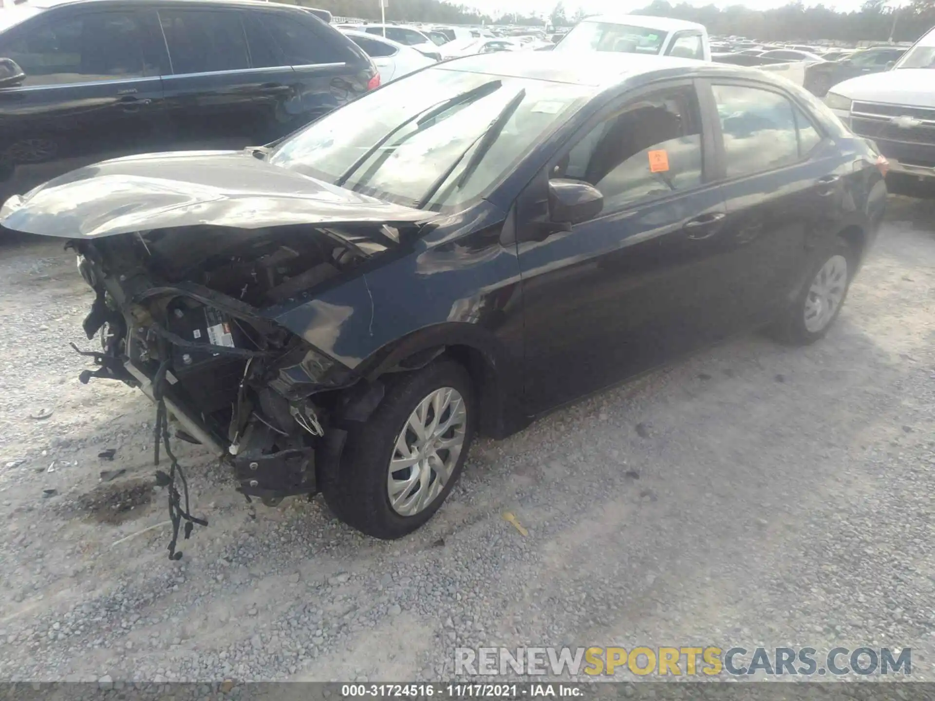 2 Photograph of a damaged car 5YFBURHEXKP870932 TOYOTA COROLLA 2019