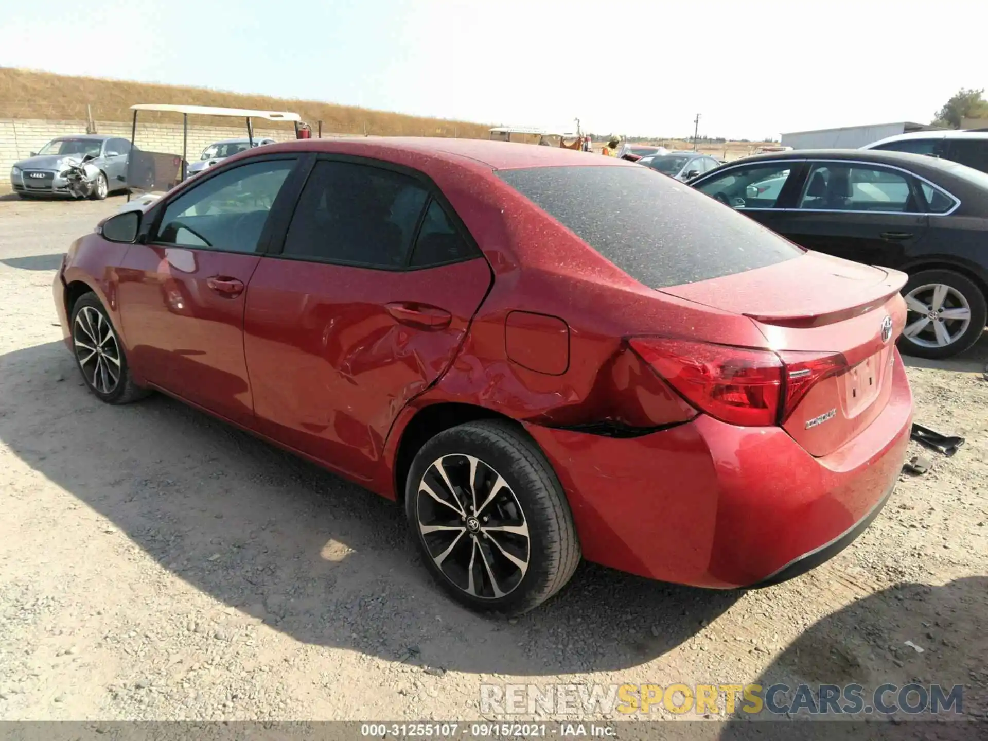 3 Photograph of a damaged car 5YFBURHEXKP871577 TOYOTA COROLLA 2019