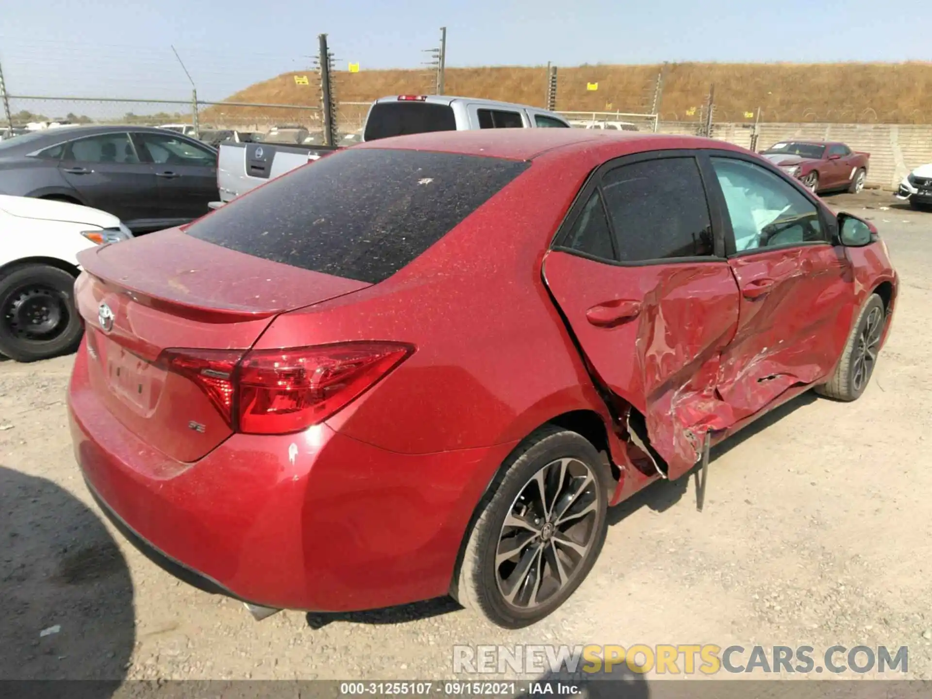 4 Photograph of a damaged car 5YFBURHEXKP871577 TOYOTA COROLLA 2019