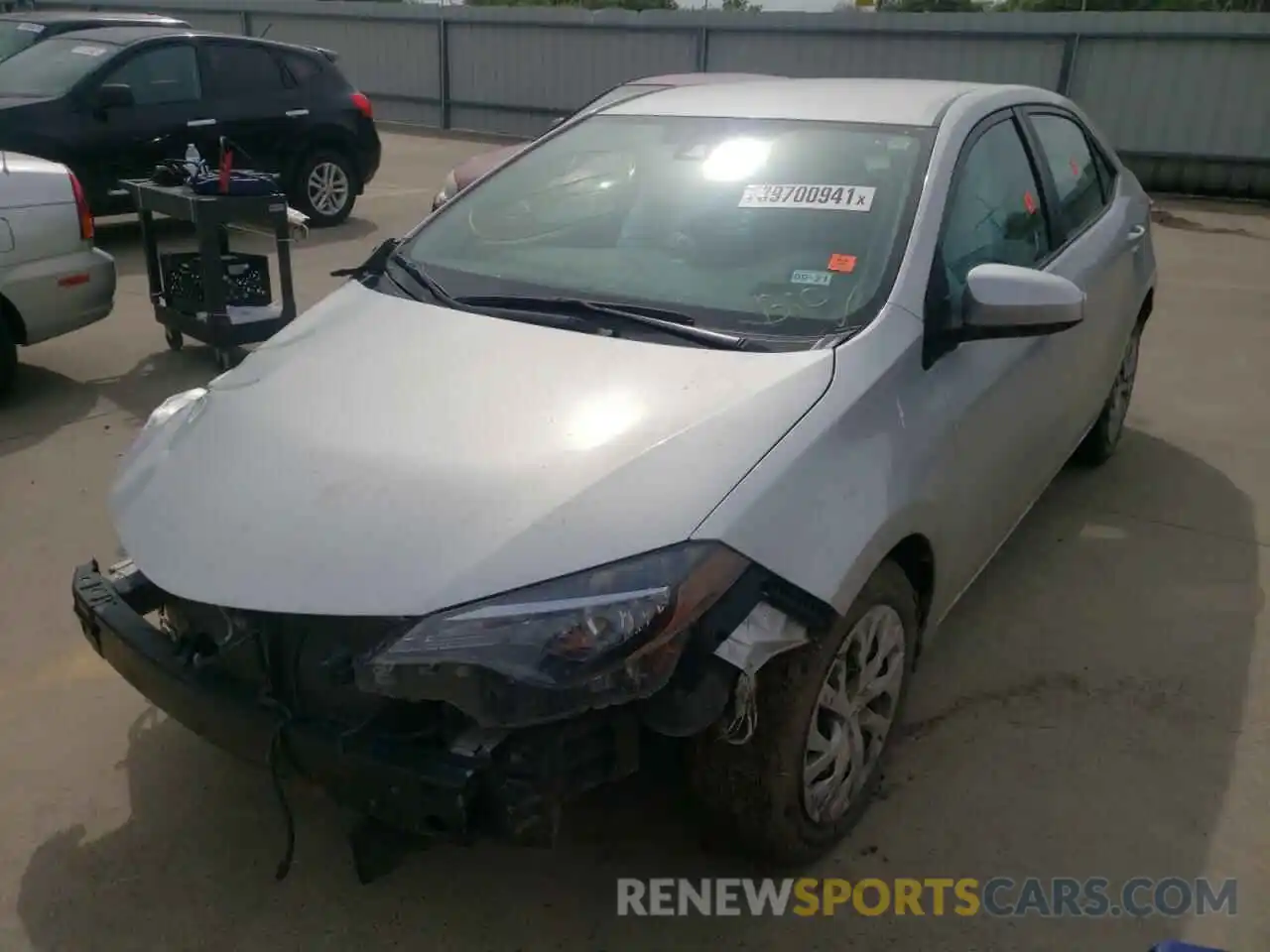 2 Photograph of a damaged car 5YFBURHEXKP871644 TOYOTA COROLLA 2019