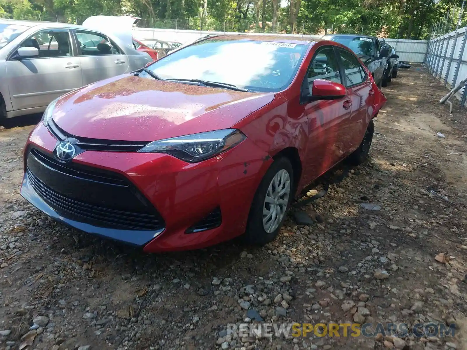 2 Photograph of a damaged car 5YFBURHEXKP871921 TOYOTA COROLLA 2019