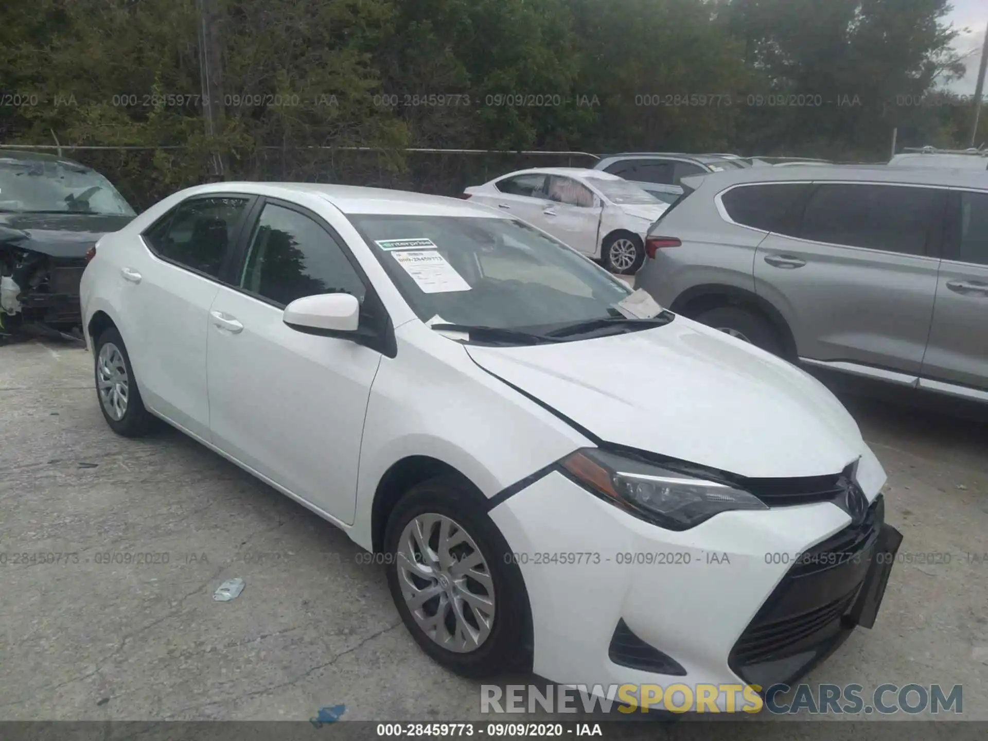 1 Photograph of a damaged car 5YFBURHEXKP872941 TOYOTA COROLLA 2019