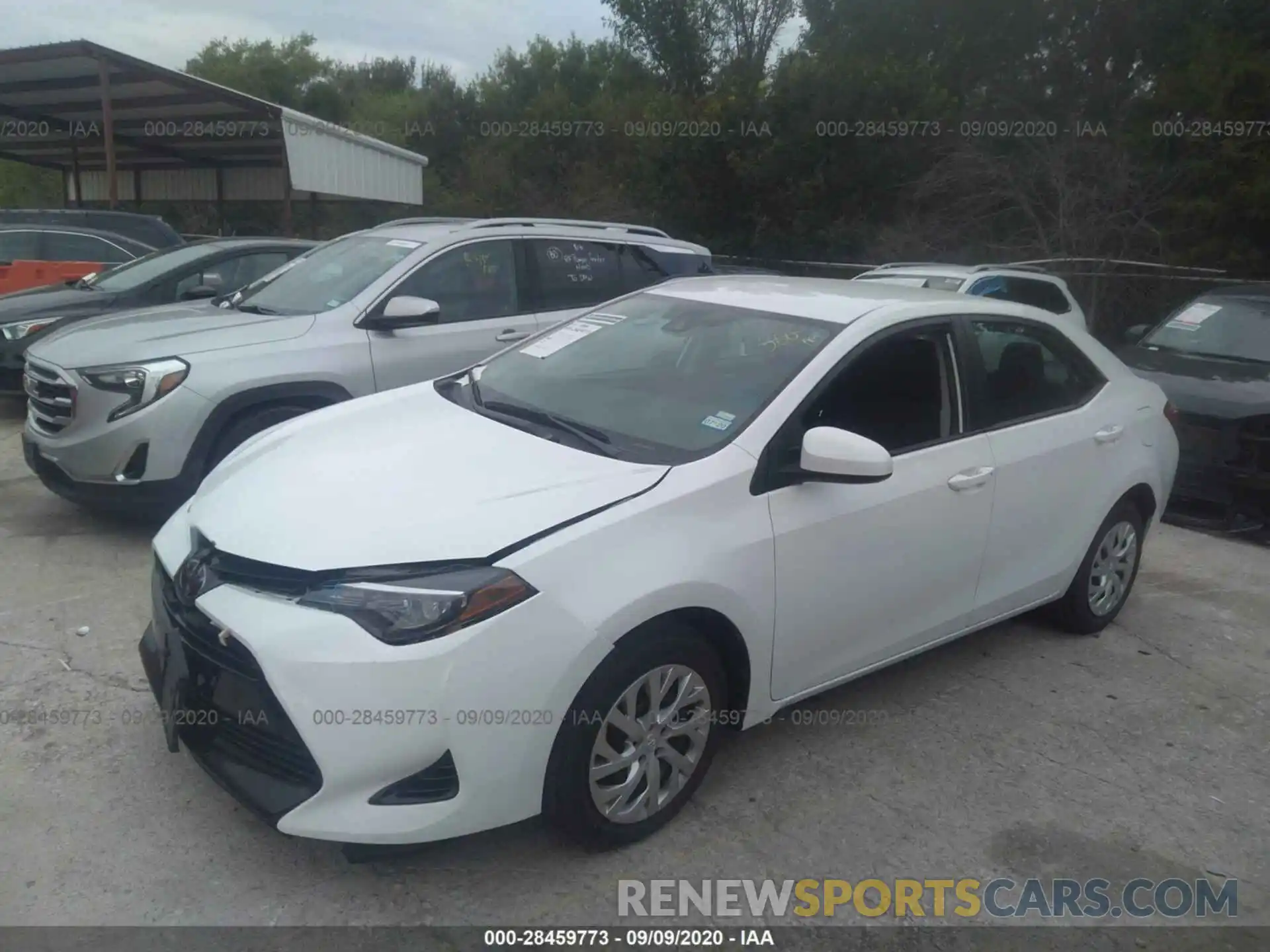 2 Photograph of a damaged car 5YFBURHEXKP872941 TOYOTA COROLLA 2019