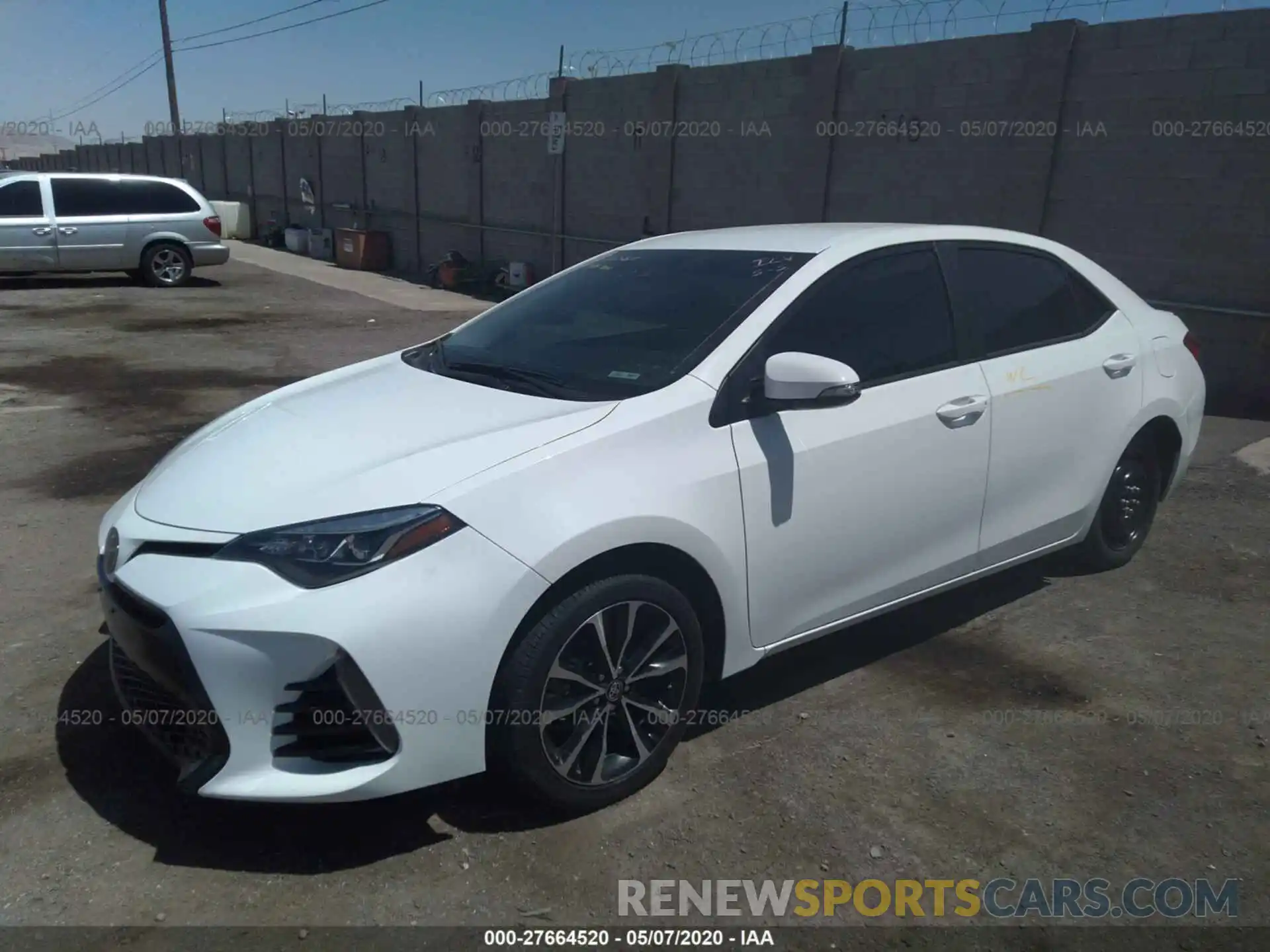 2 Photograph of a damaged car 5YFBURHEXKP872972 TOYOTA COROLLA 2019