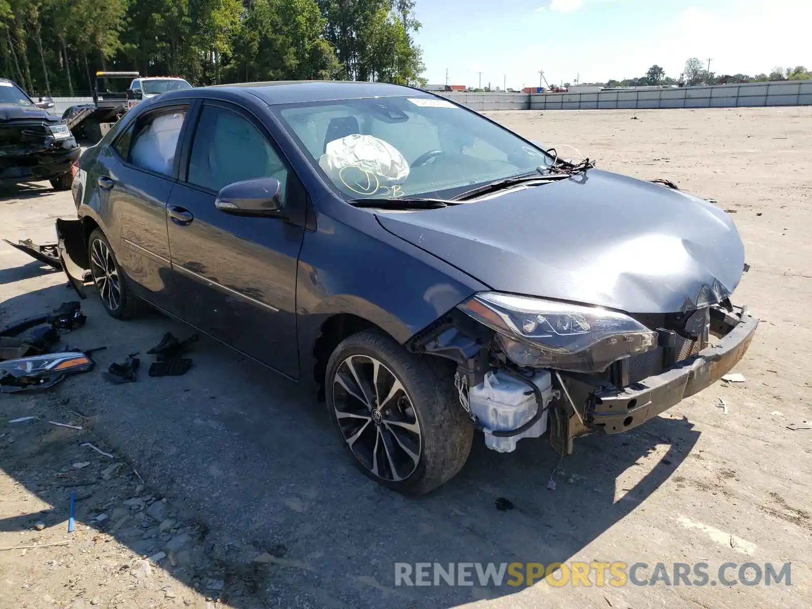 1 Photograph of a damaged car 5YFBURHEXKP873412 TOYOTA COROLLA 2019