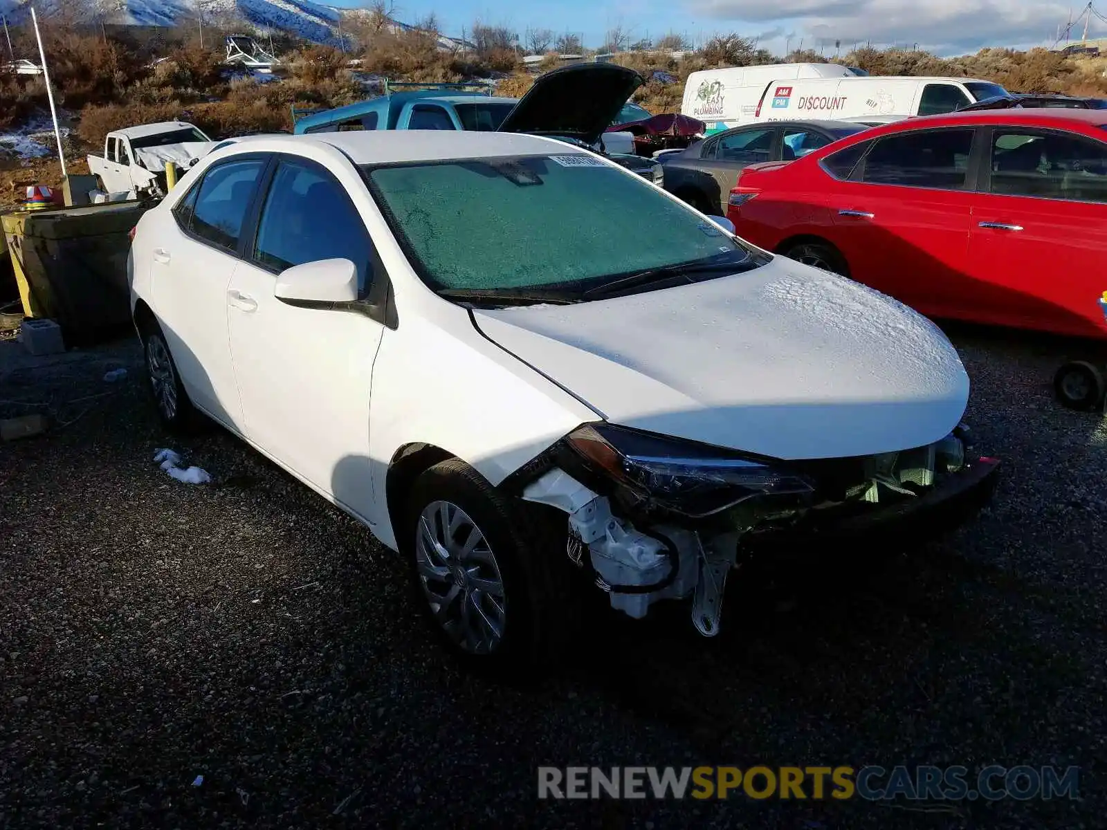 1 Photograph of a damaged car 5YFBURHEXKP873443 TOYOTA COROLLA 2019