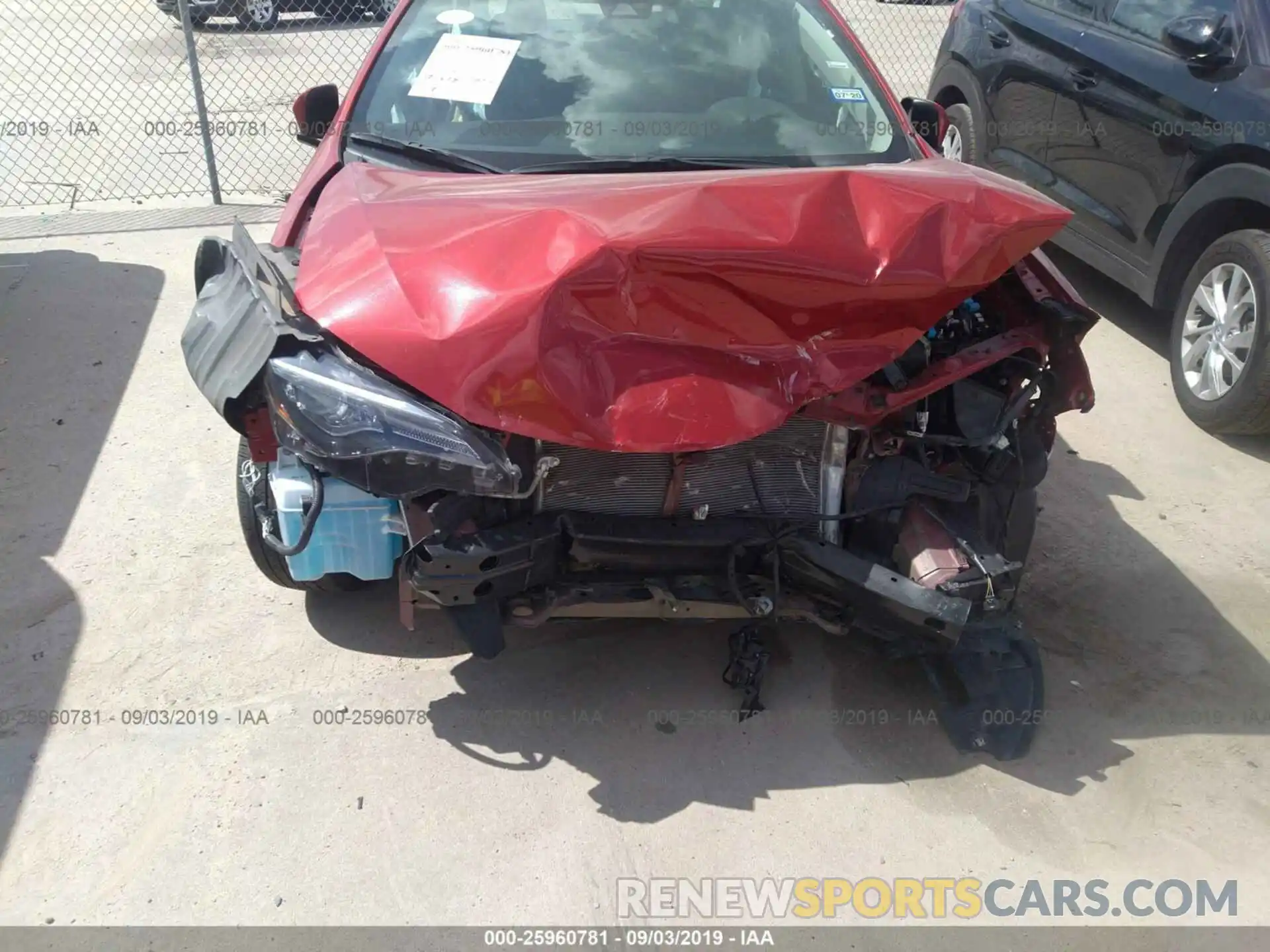 6 Photograph of a damaged car 5YFBURHEXKP873605 TOYOTA COROLLA 2019