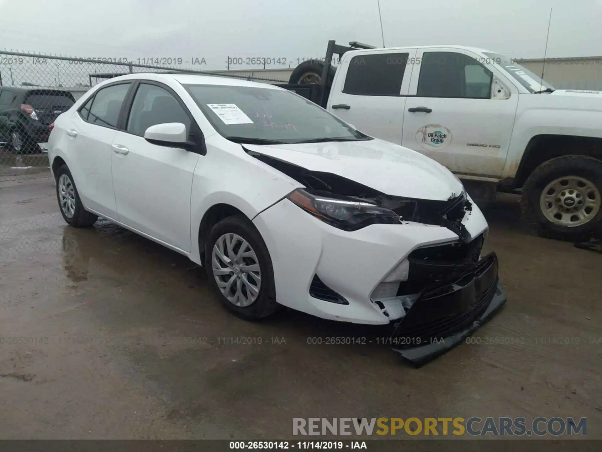 1 Photograph of a damaged car 5YFBURHEXKP873734 TOYOTA COROLLA 2019