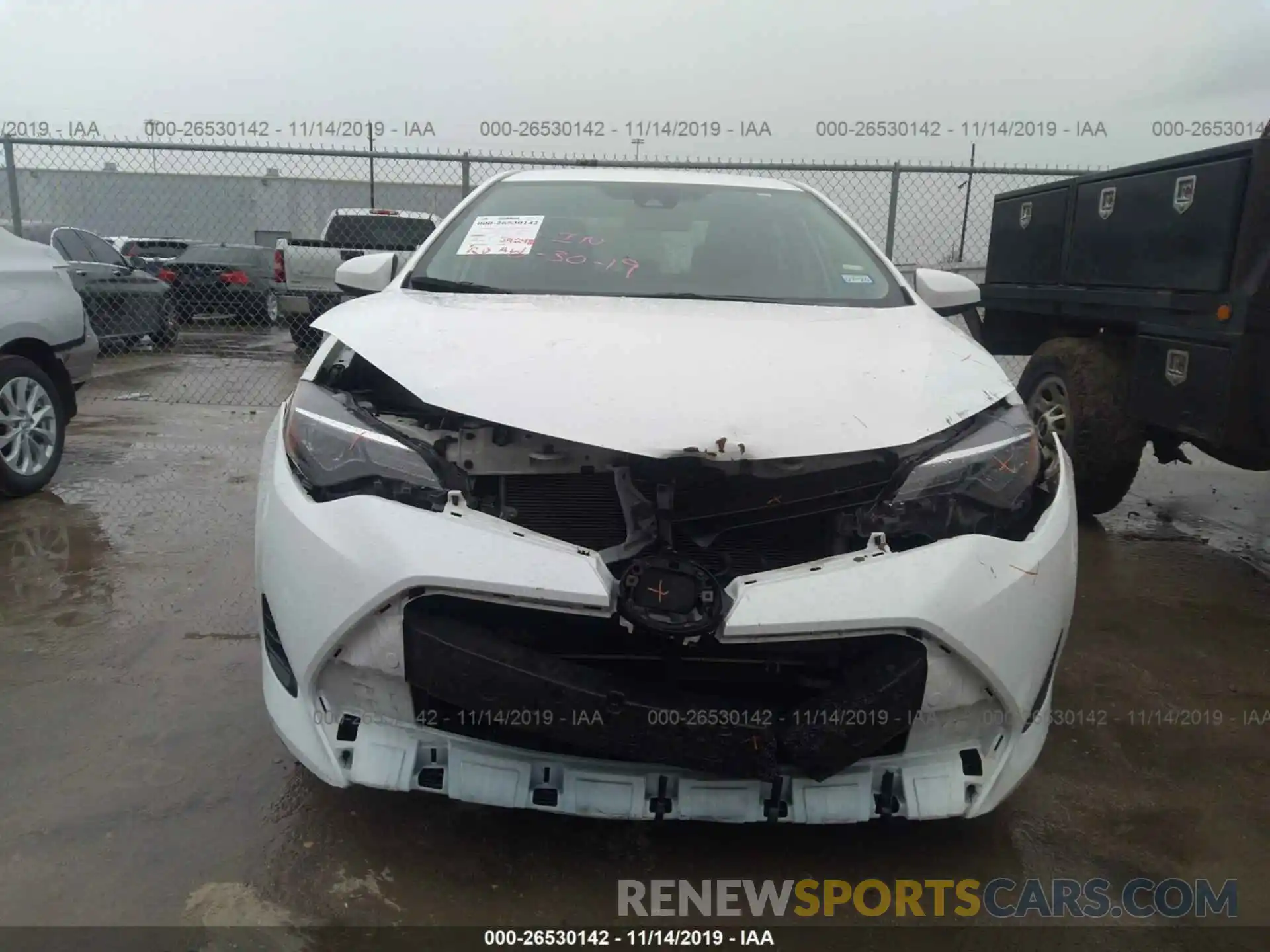 6 Photograph of a damaged car 5YFBURHEXKP873734 TOYOTA COROLLA 2019