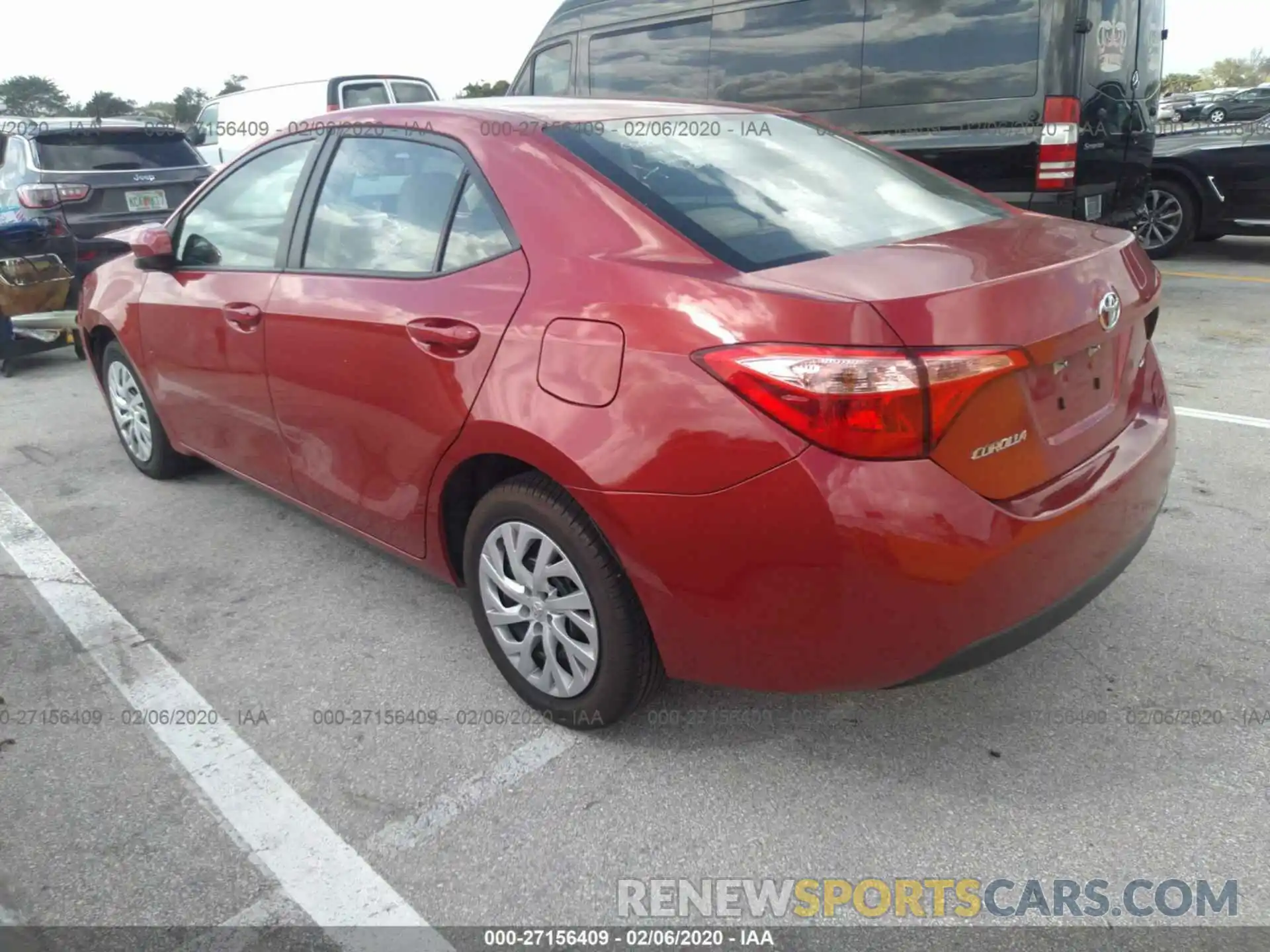 3 Photograph of a damaged car 5YFBURHEXKP874110 TOYOTA COROLLA 2019