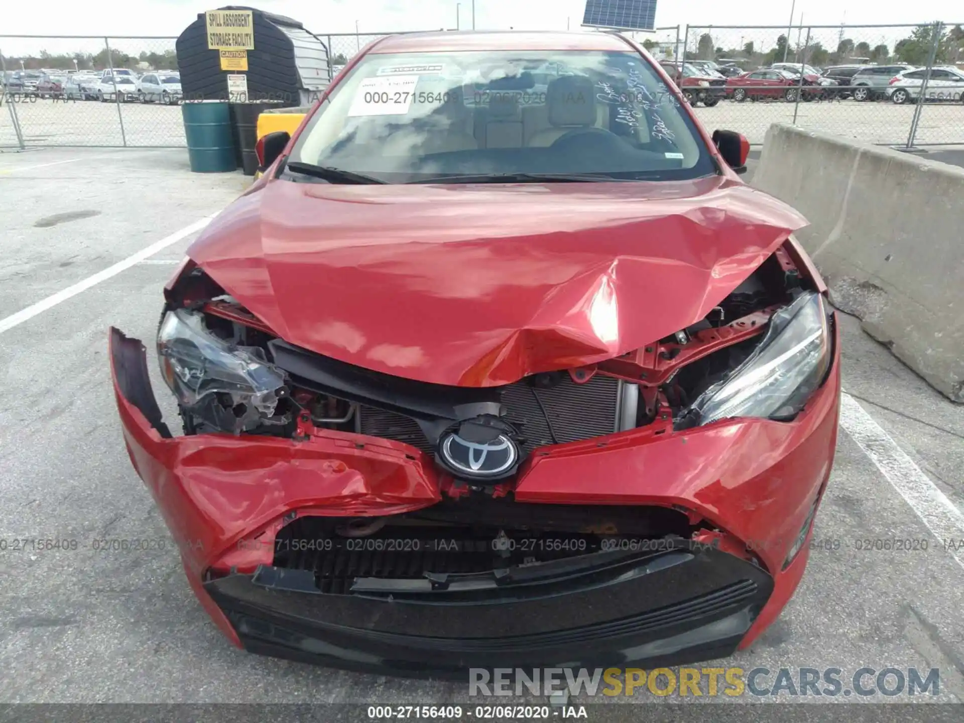 6 Photograph of a damaged car 5YFBURHEXKP874110 TOYOTA COROLLA 2019