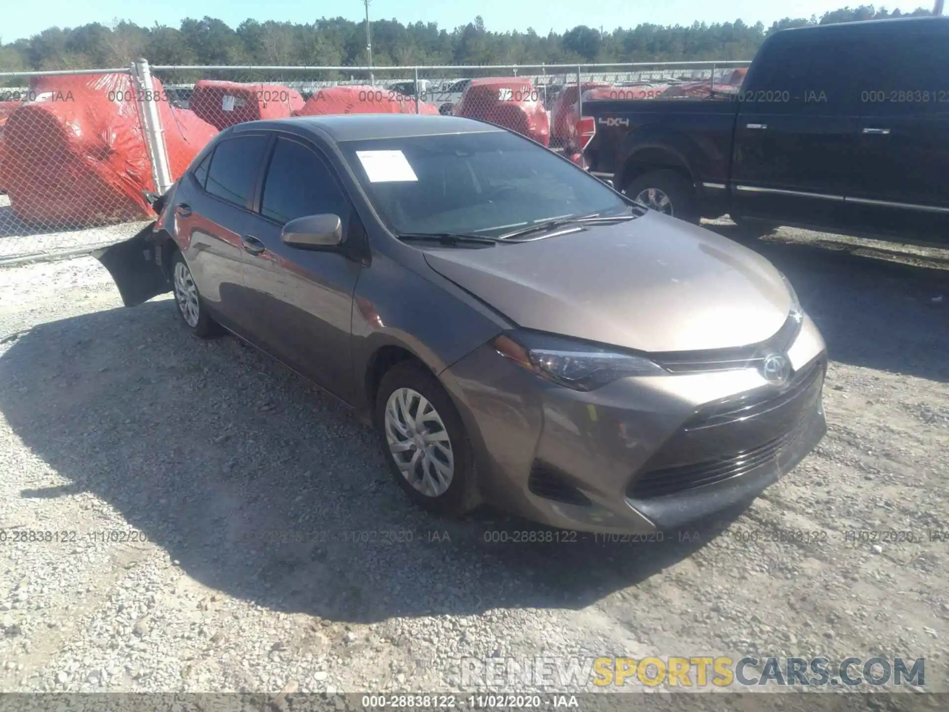 1 Photograph of a damaged car 5YFBURHEXKP874219 TOYOTA COROLLA 2019