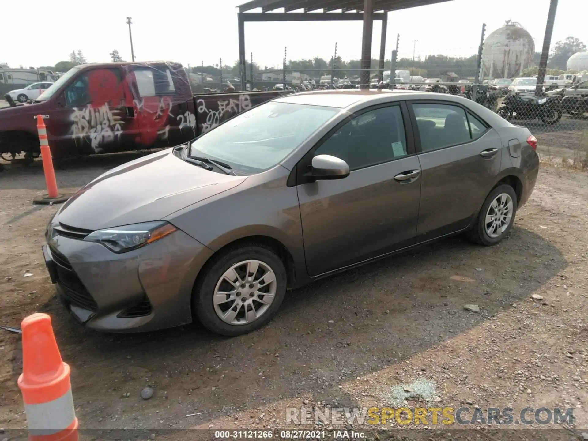 2 Photograph of a damaged car 5YFBURHEXKP874298 TOYOTA COROLLA 2019