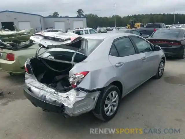 4 Photograph of a damaged car 5YFBURHEXKP875550 TOYOTA COROLLA 2019