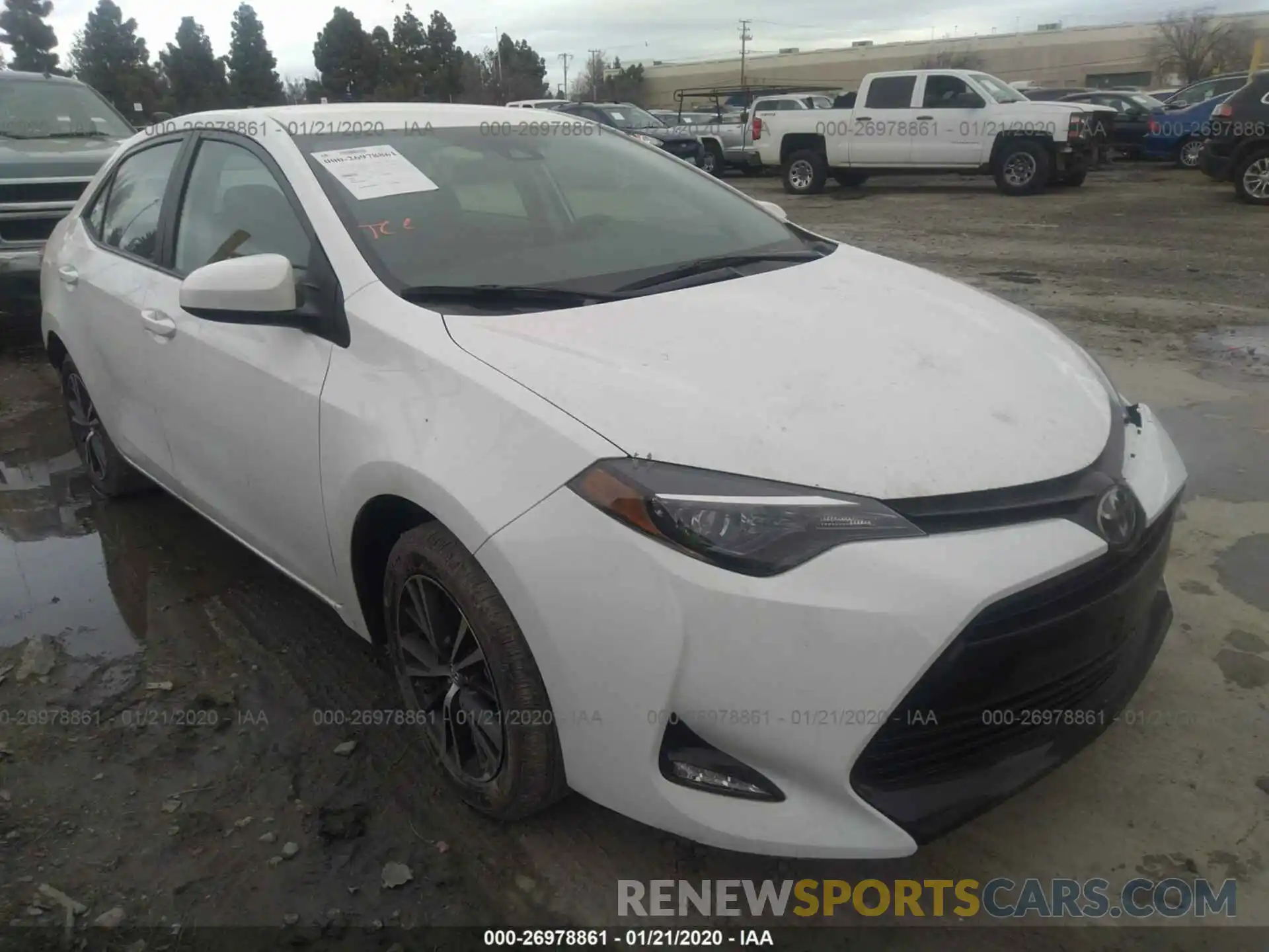 1 Photograph of a damaged car 5YFBURHEXKP876052 TOYOTA COROLLA 2019