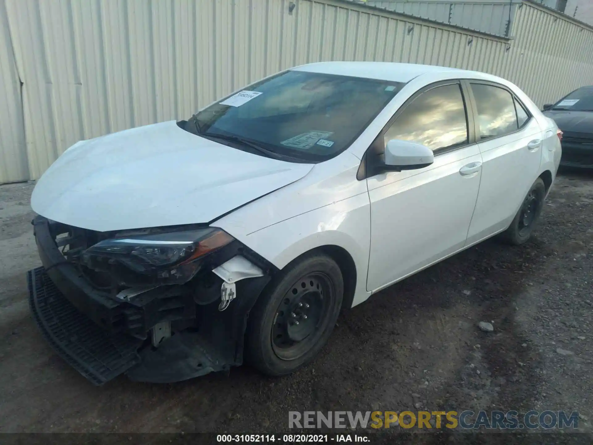 2 Photograph of a damaged car 5YFBURHEXKP876178 TOYOTA COROLLA 2019