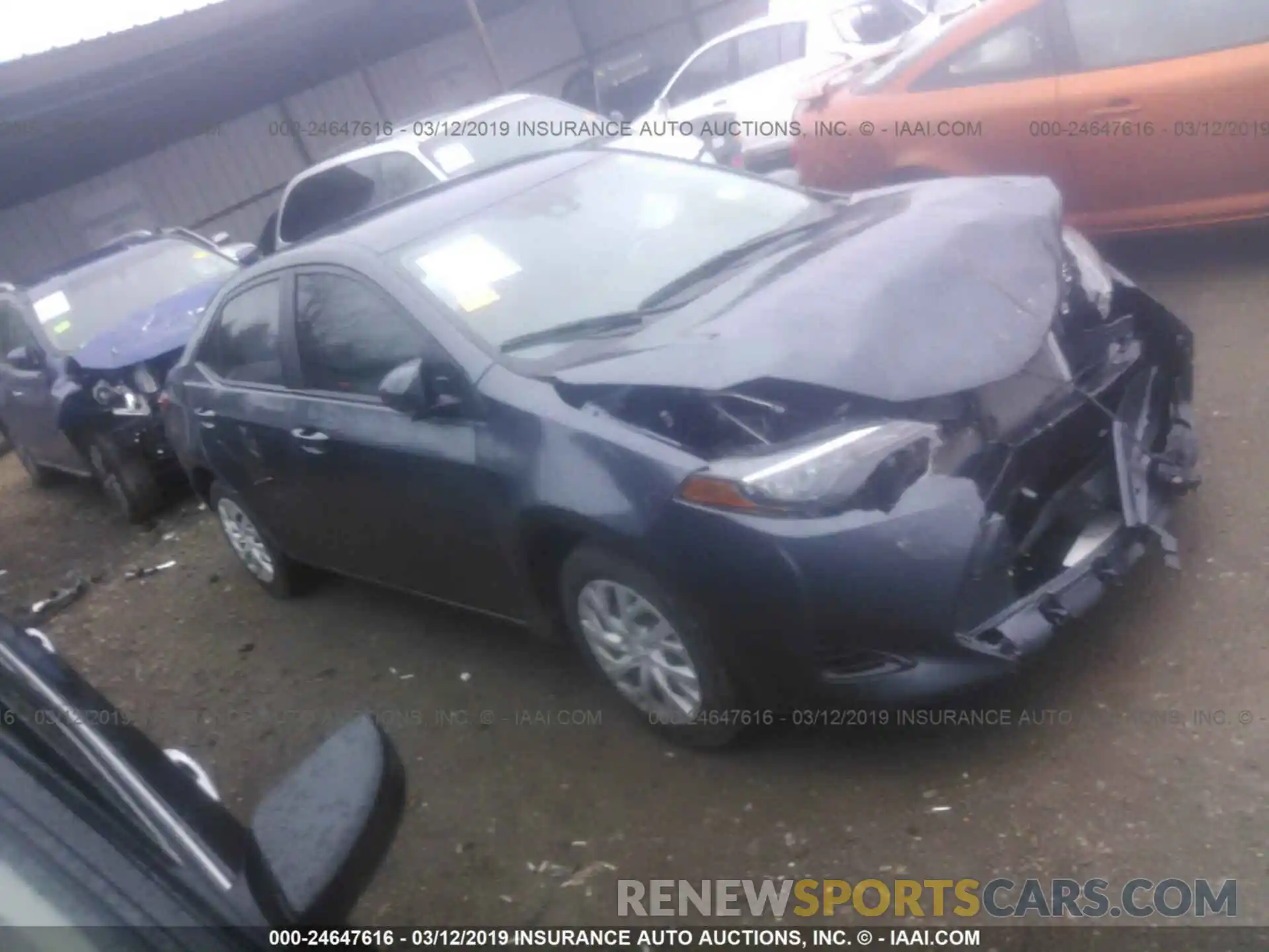 1 Photograph of a damaged car 5YFBURHEXKP876214 TOYOTA COROLLA 2019