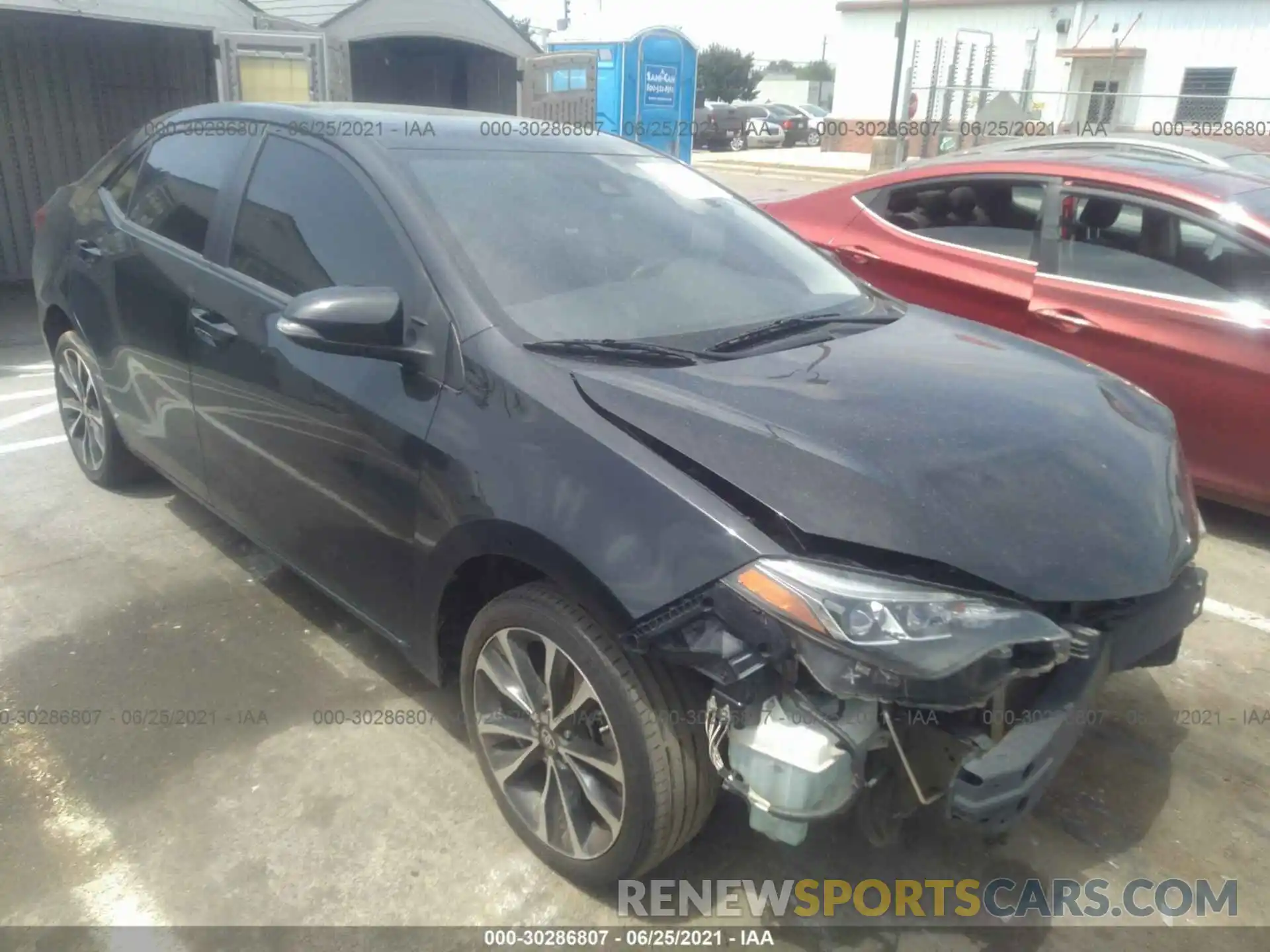 1 Photograph of a damaged car 5YFBURHEXKP876360 TOYOTA COROLLA 2019