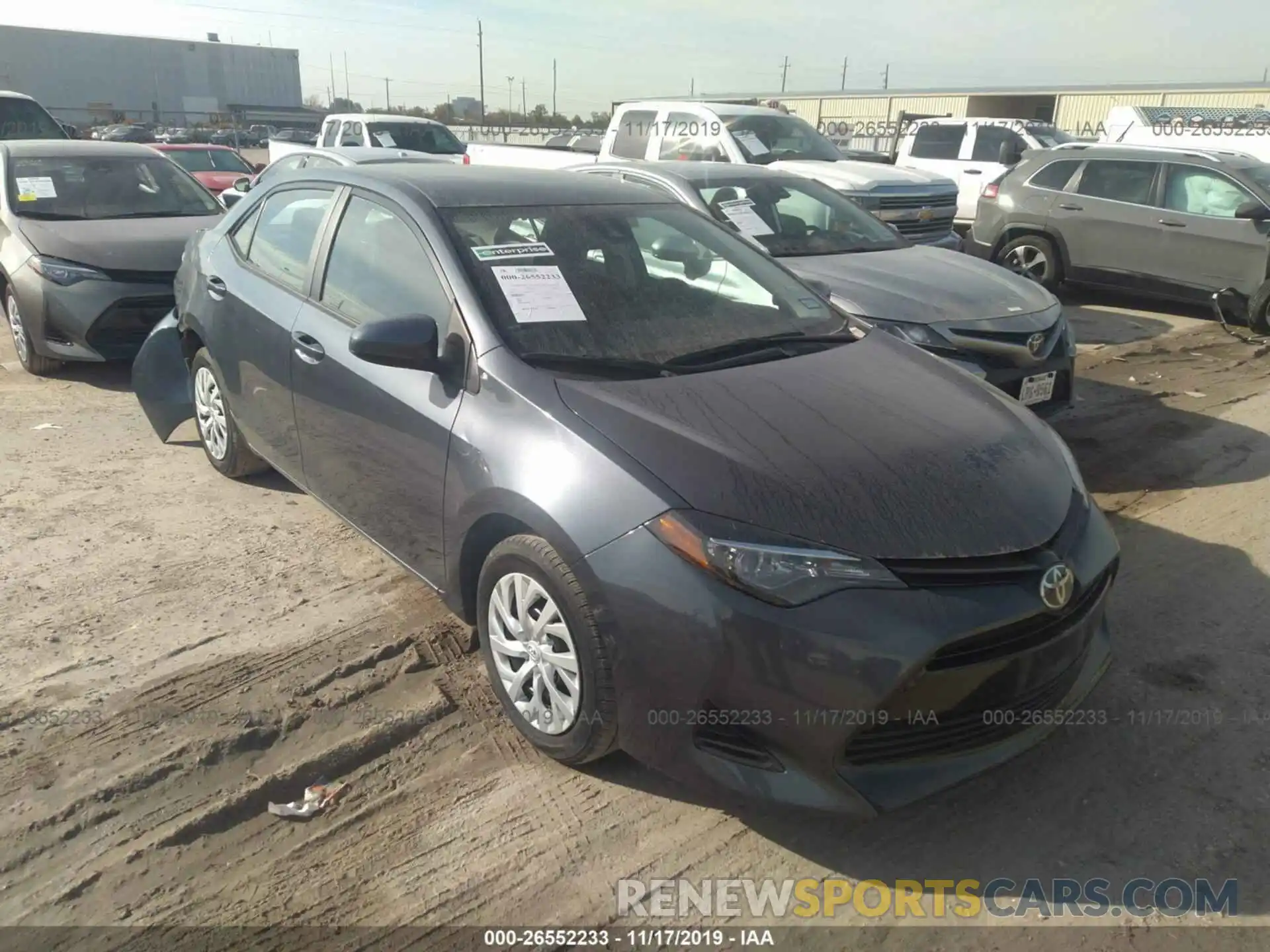 1 Photograph of a damaged car 5YFBURHEXKP876925 TOYOTA COROLLA 2019