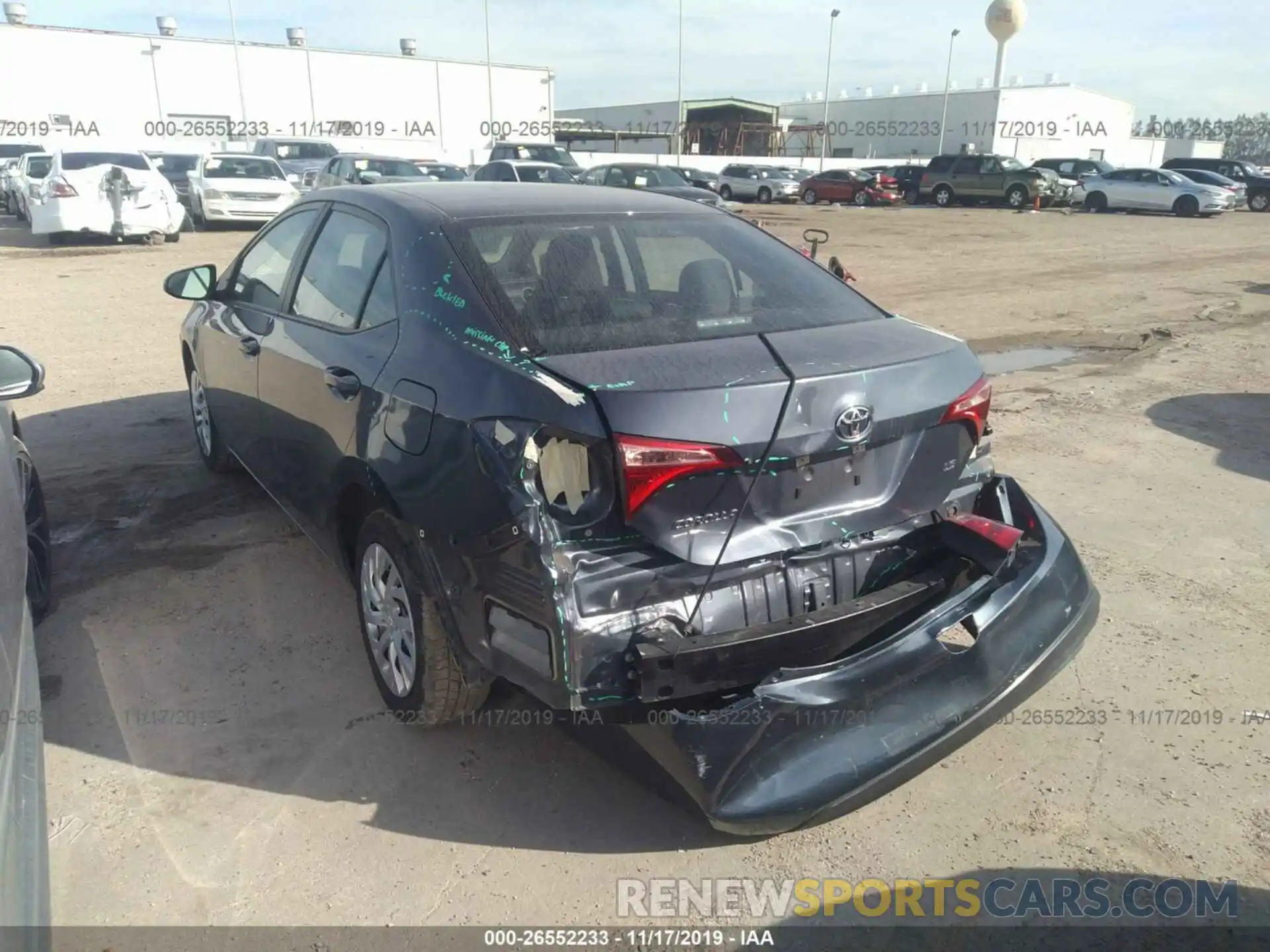 3 Photograph of a damaged car 5YFBURHEXKP876925 TOYOTA COROLLA 2019