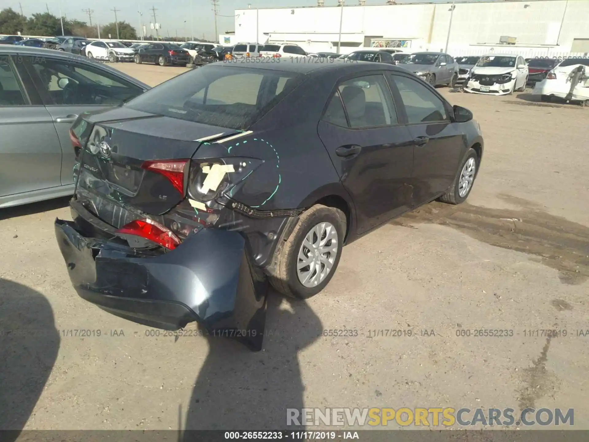 4 Photograph of a damaged car 5YFBURHEXKP876925 TOYOTA COROLLA 2019