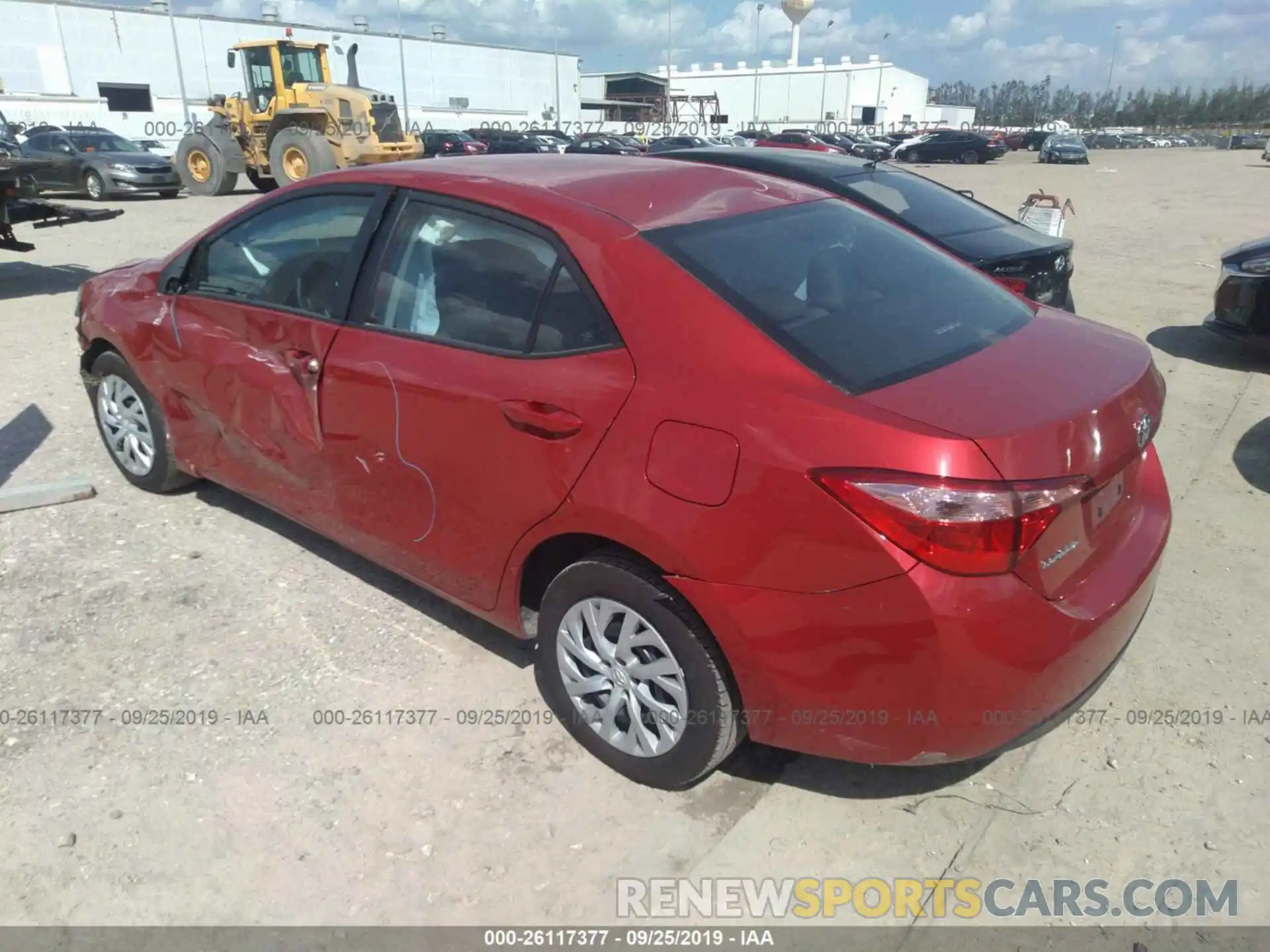 3 Photograph of a damaged car 5YFBURHEXKP877668 TOYOTA COROLLA 2019