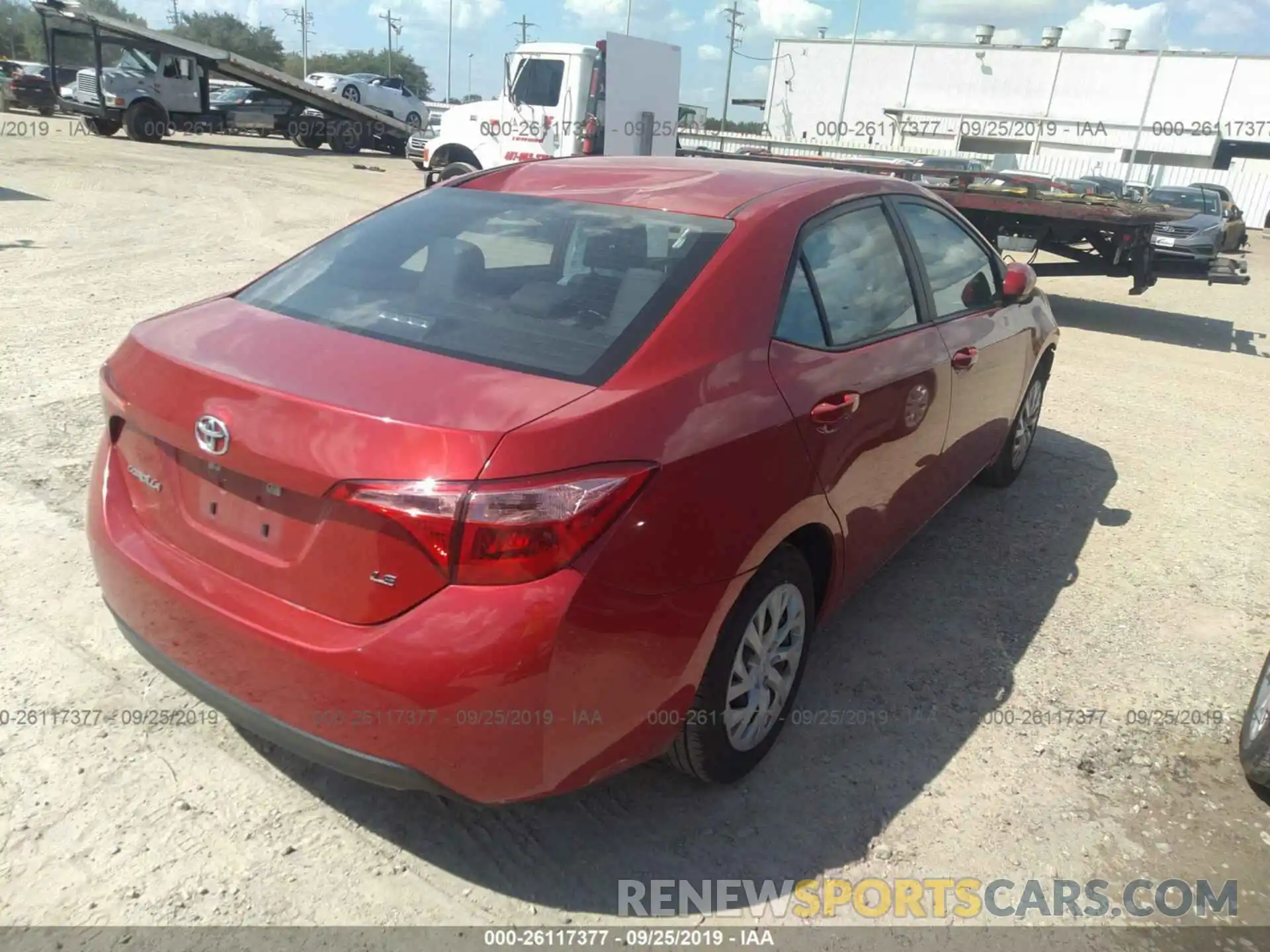 4 Photograph of a damaged car 5YFBURHEXKP877668 TOYOTA COROLLA 2019