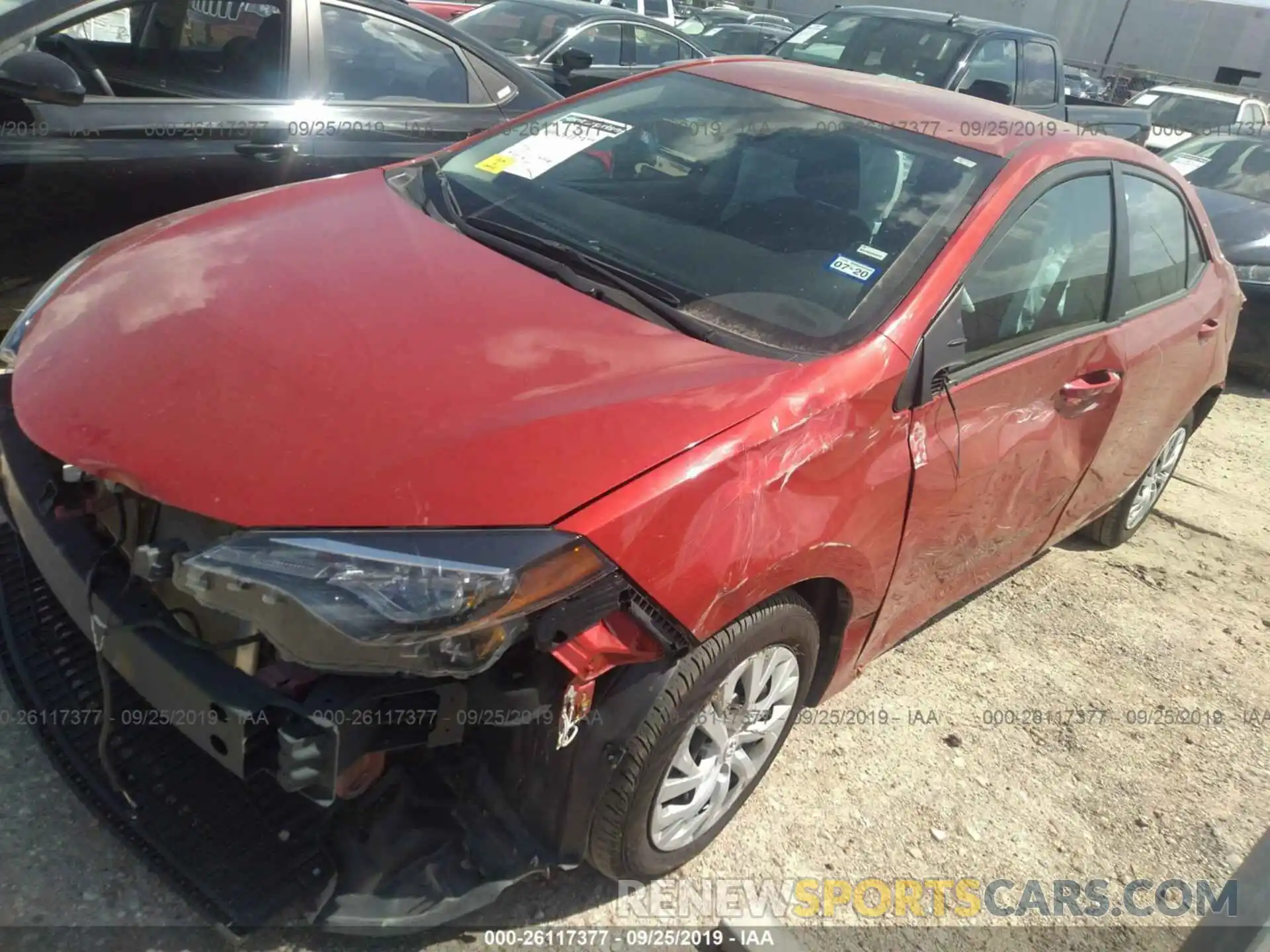 6 Photograph of a damaged car 5YFBURHEXKP877668 TOYOTA COROLLA 2019