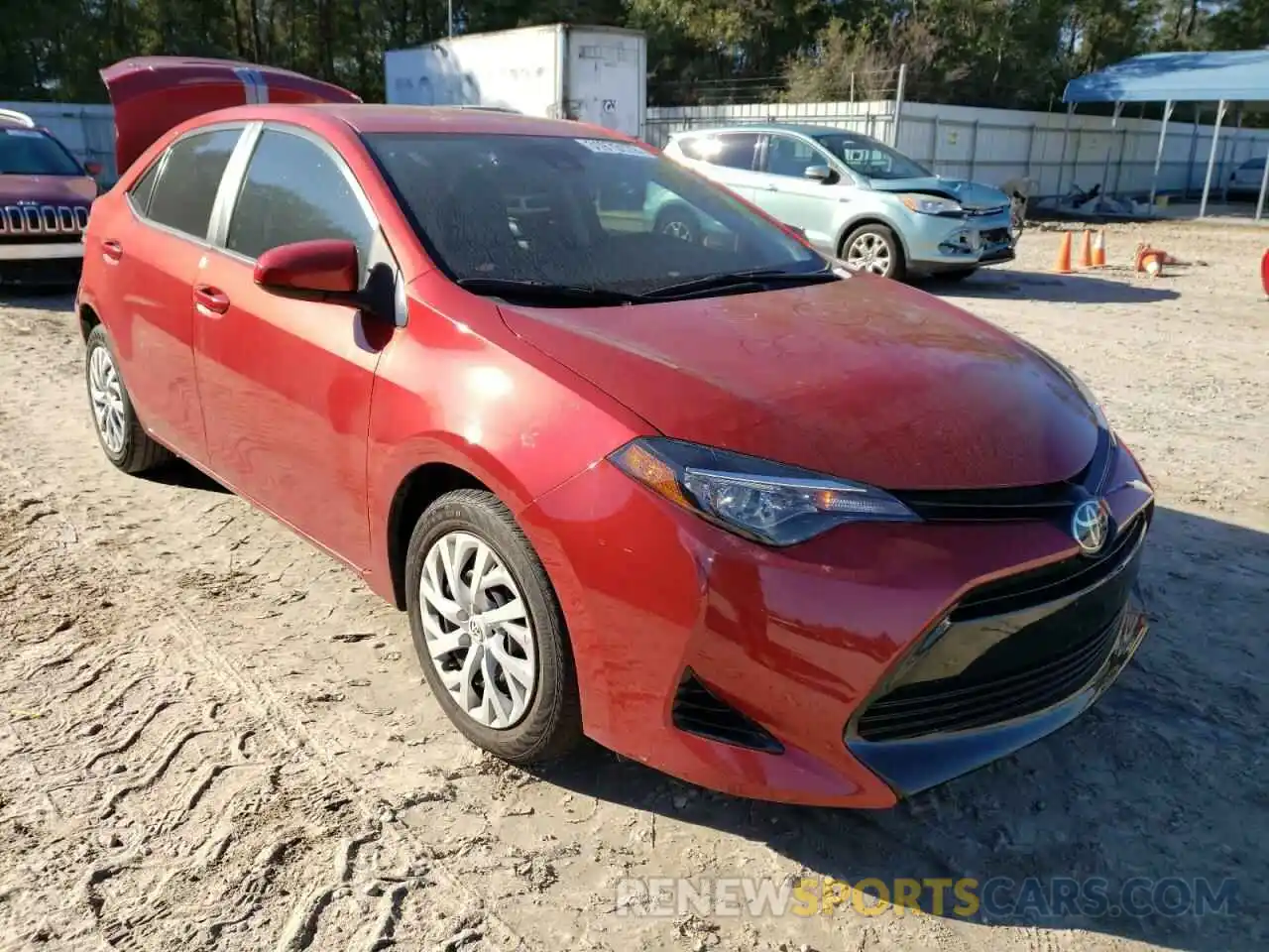 1 Photograph of a damaged car 5YFBURHEXKP877704 TOYOTA COROLLA 2019